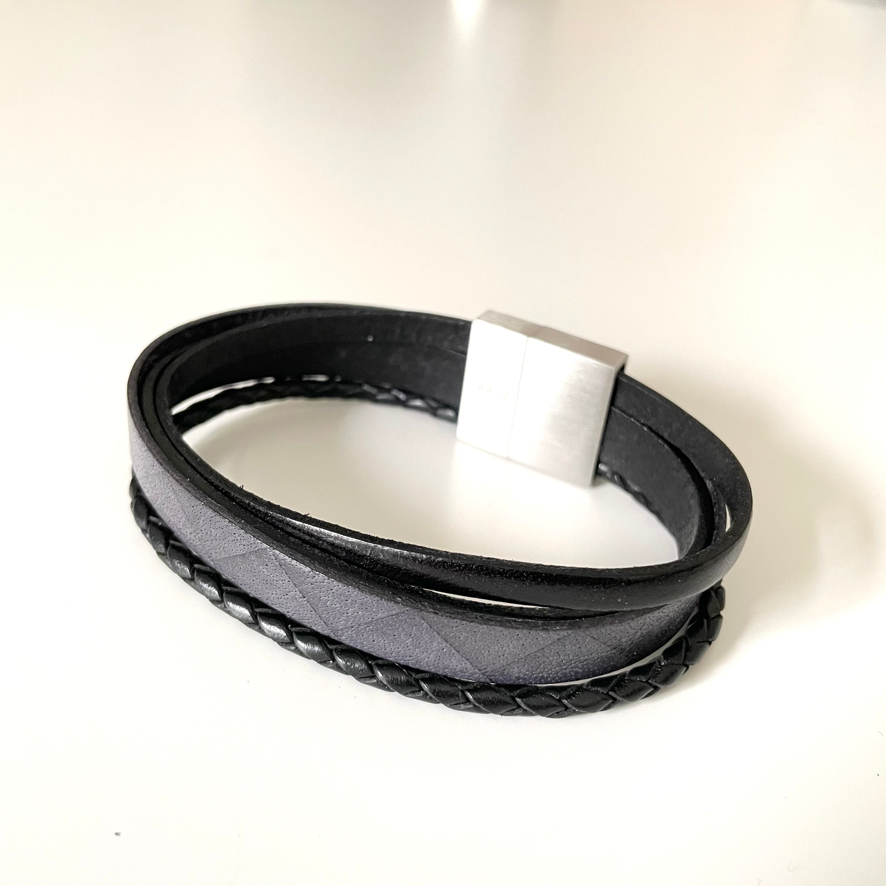 Men's Leather Bracelet | Milina London