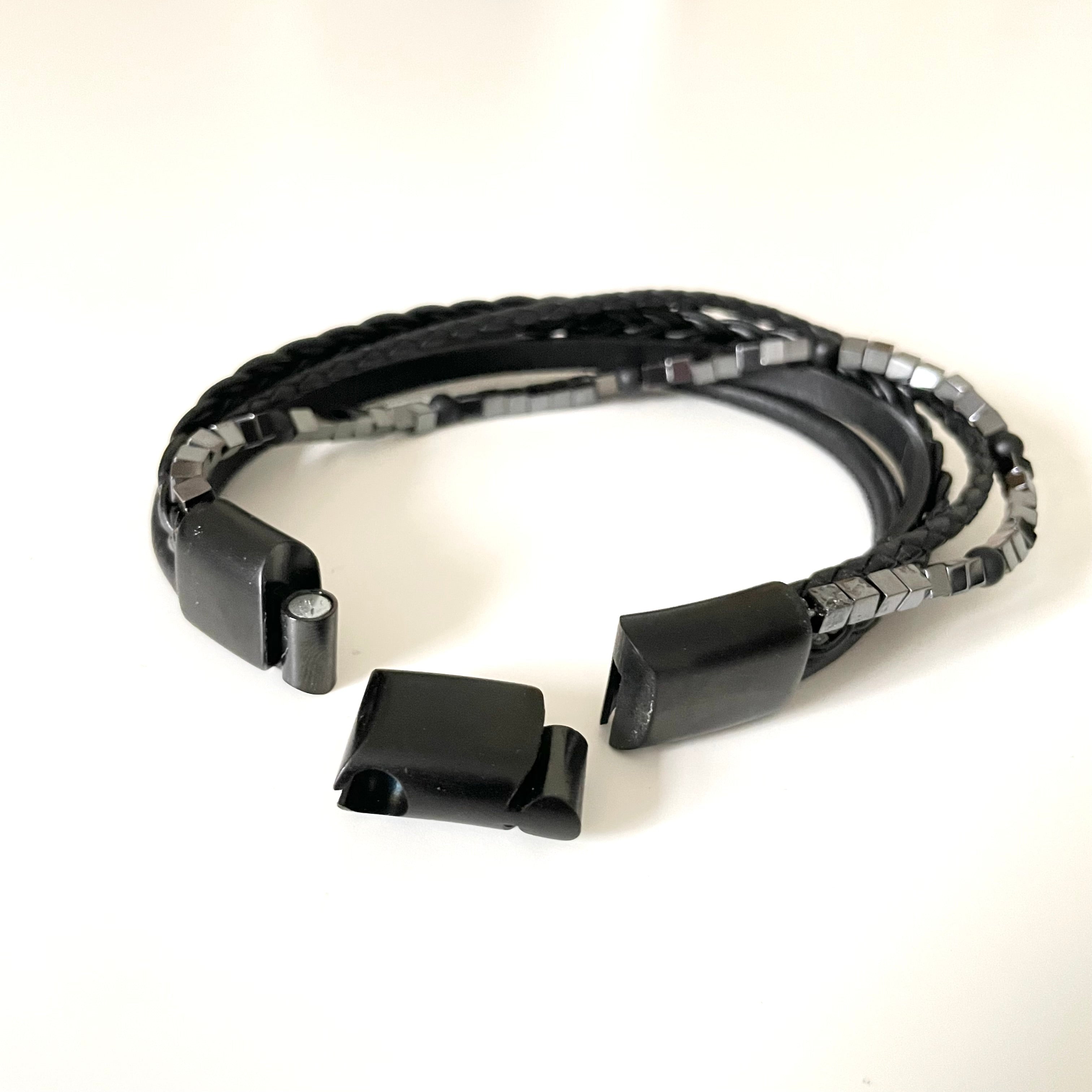 Men's Leather Bracelet | Milina London