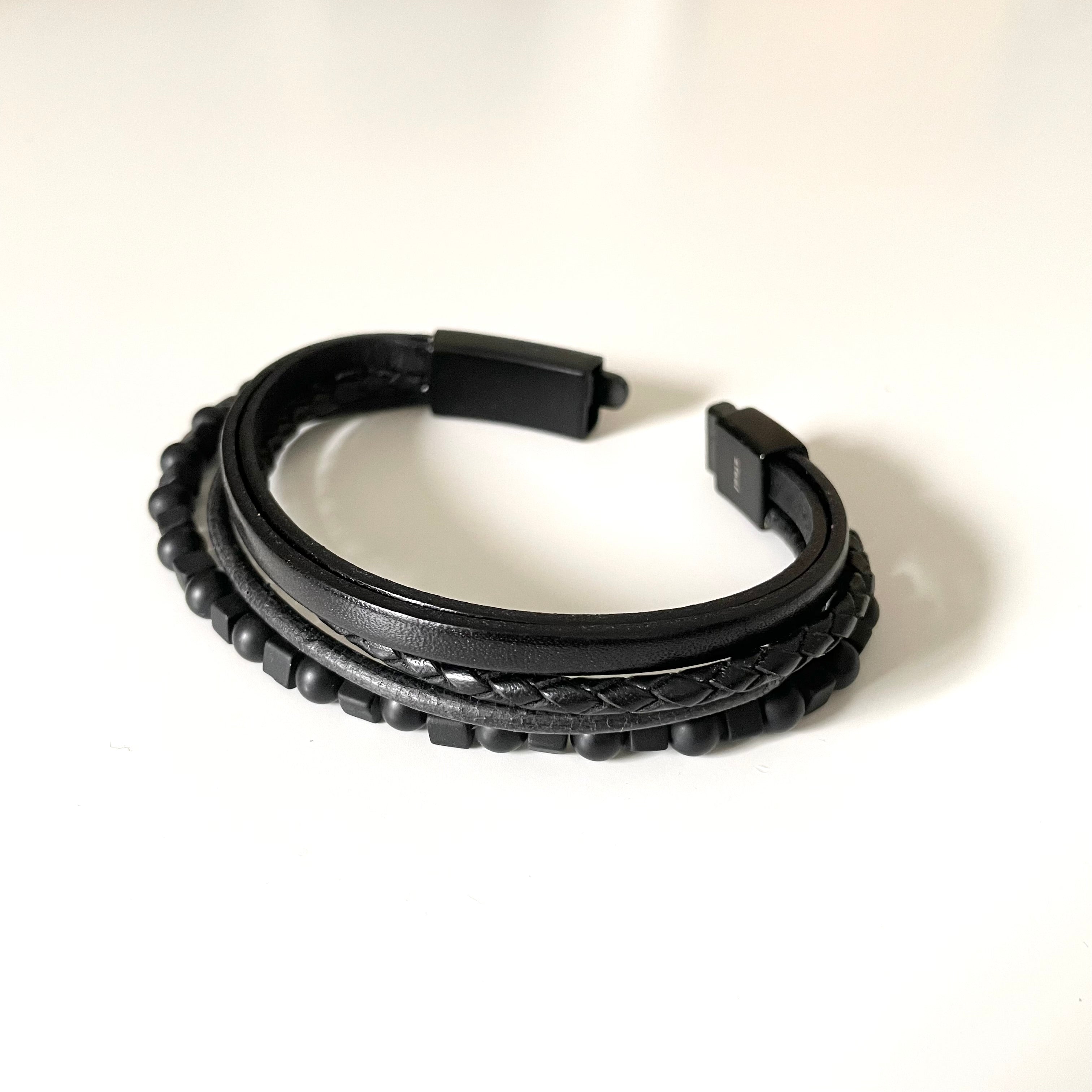 Men's Leather Bracelet | Milina London