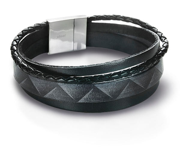 Men's Leather Bracelet | Milina London