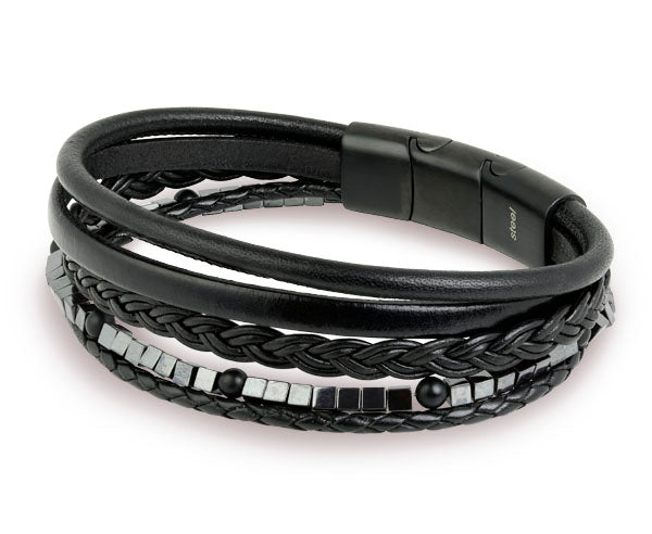 Men's Leather Bracelet | Milina London