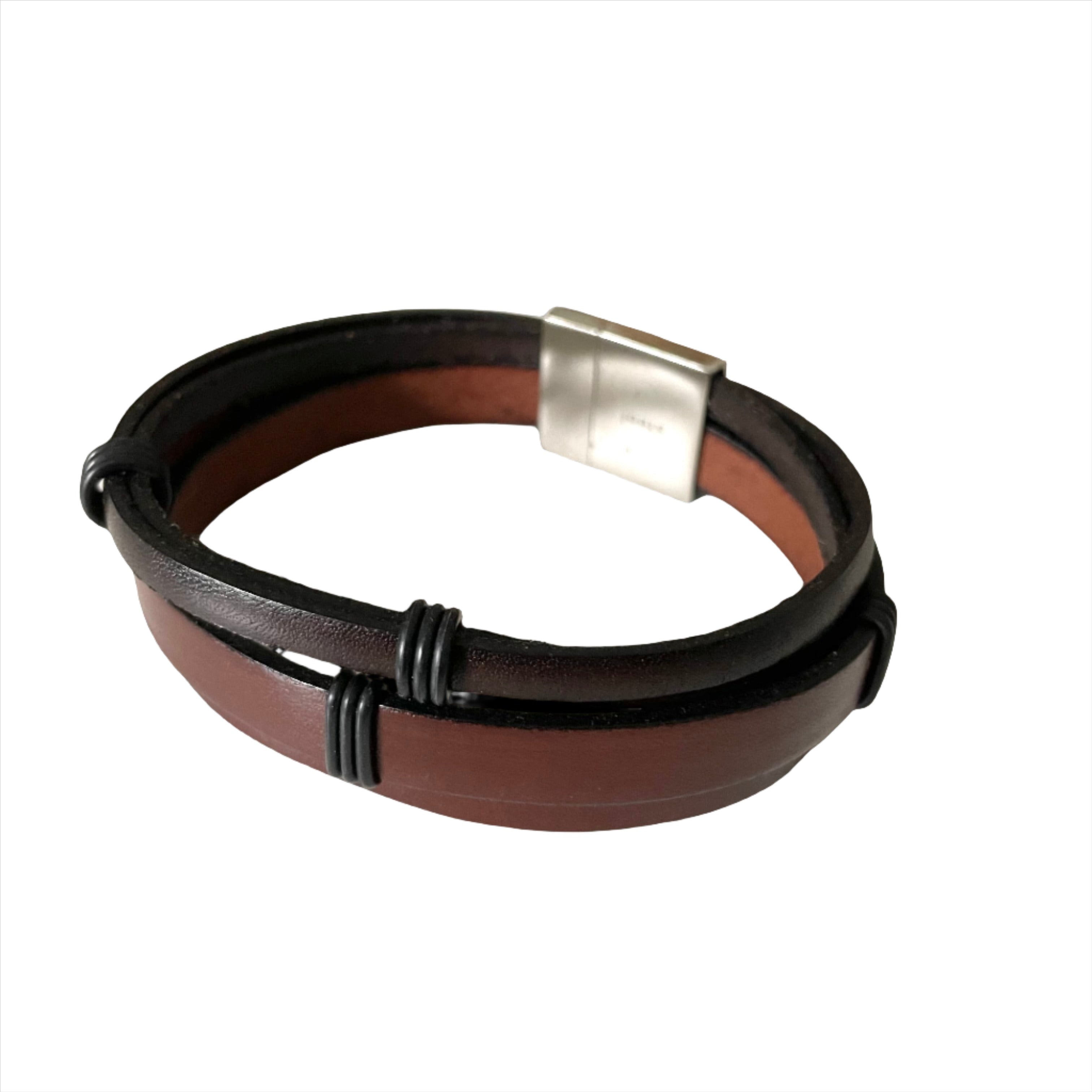 Men's Leather Bracelet | Milina London