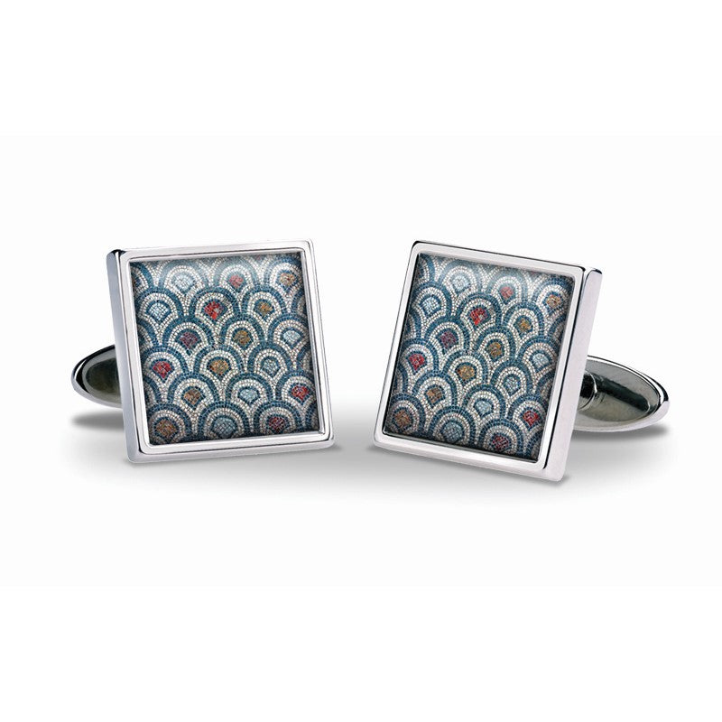 Rhodes Mosaic Cufflinks - Milina London