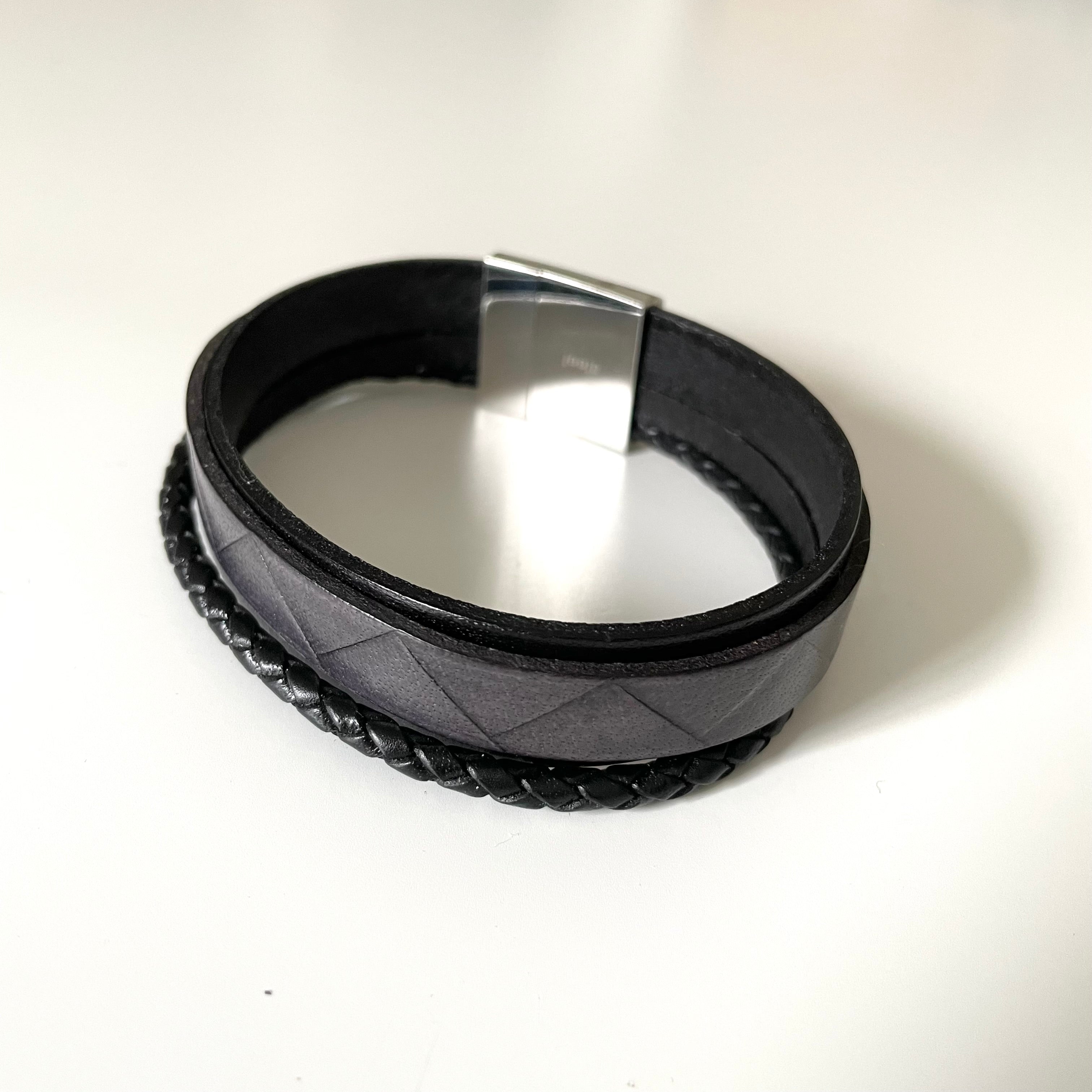 Men's Leather Bracelet | Milina London