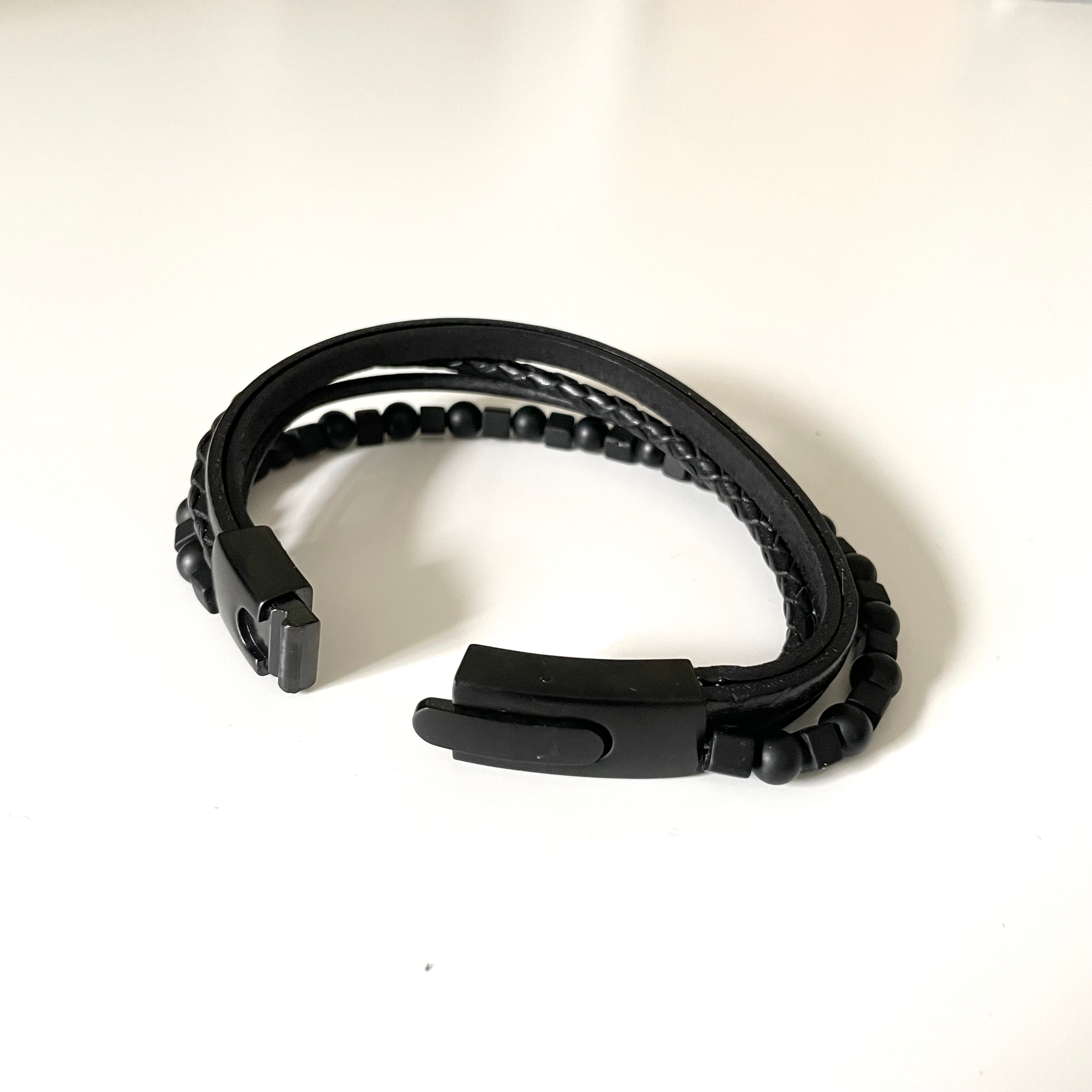 Men's Leather Bracelet | Milina London