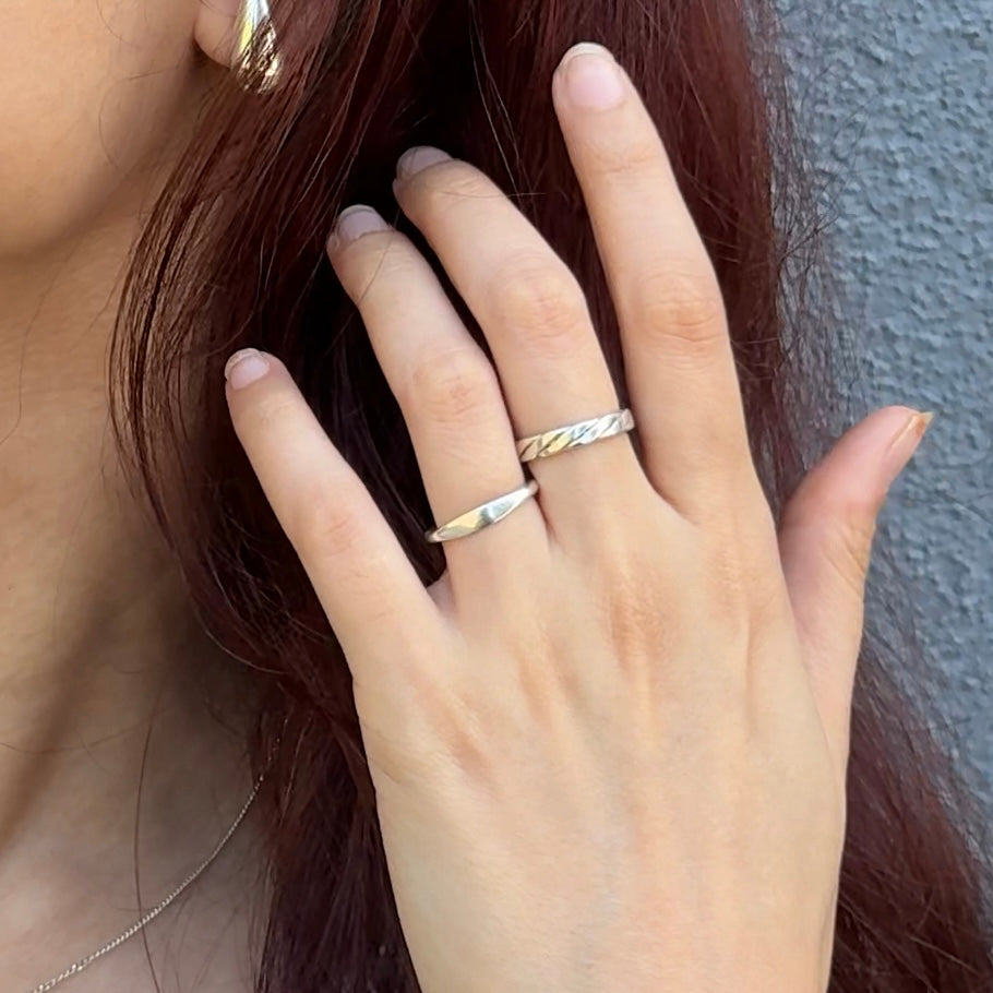 Sterling Silver Twisted Rope Ring