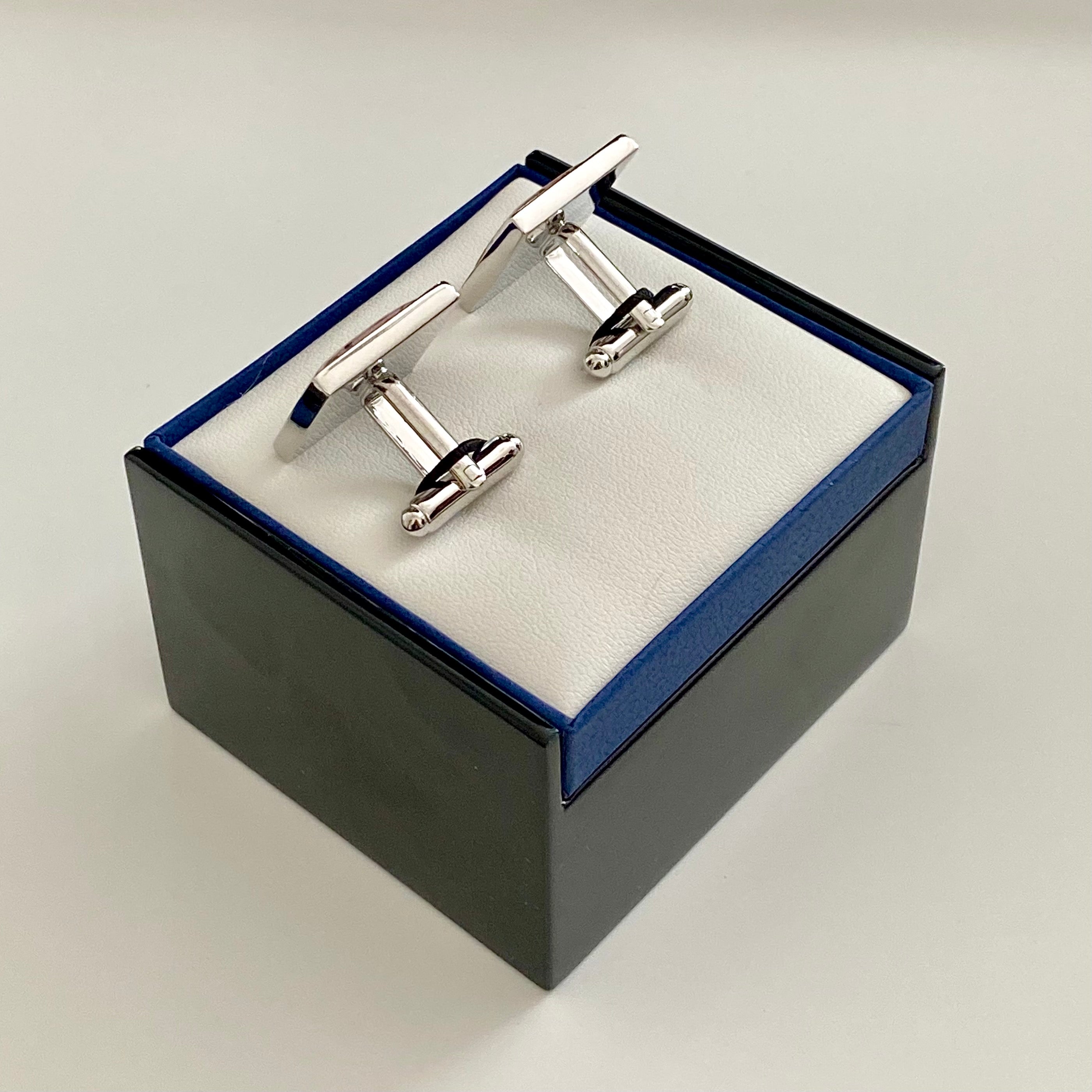 William Morris St James Blue Cufflinks - Milina London