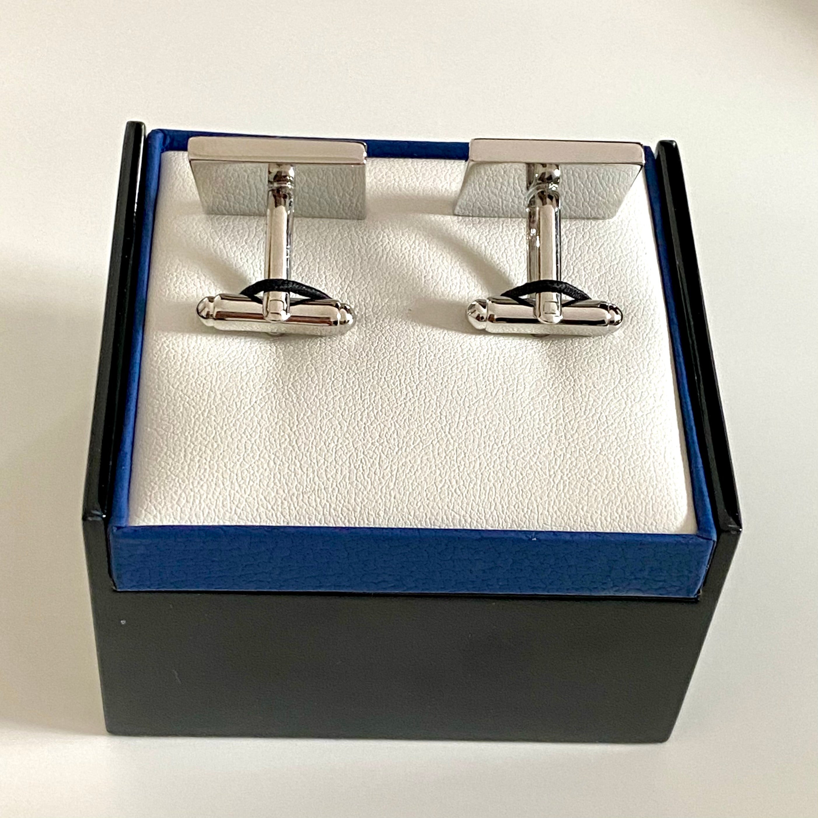 William Morris St James Blue Cufflinks - Milina London