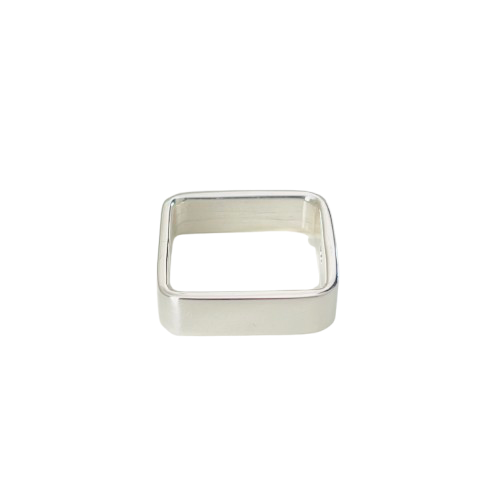 Square Shaped Sterling Silver Ring