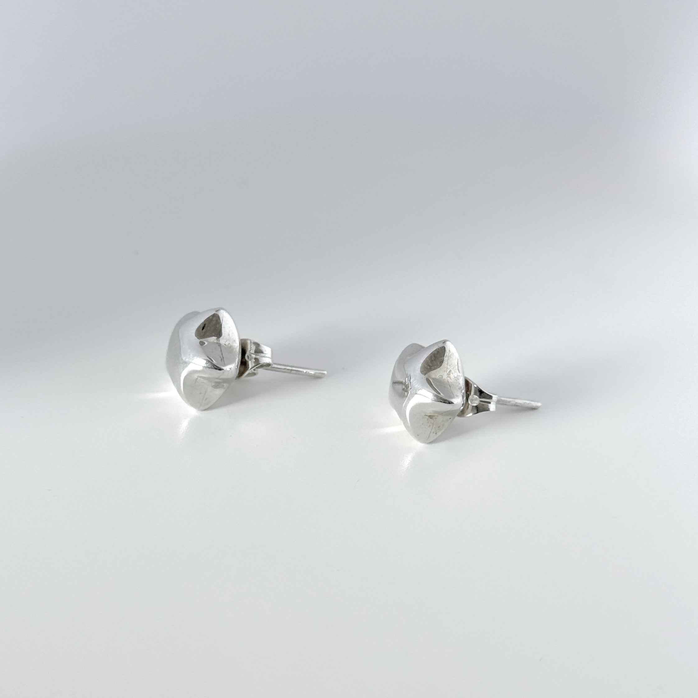 Sterling Silver Star Shaped Stud Earrings
