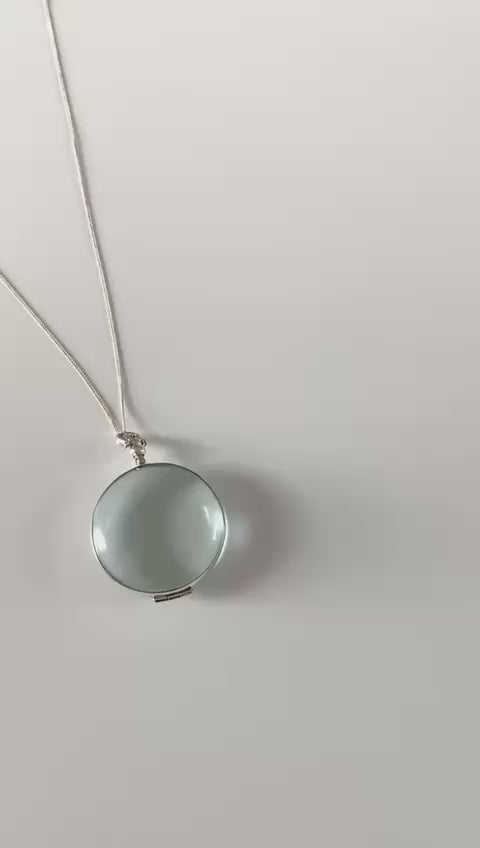 Oval Silver Locket - Medium