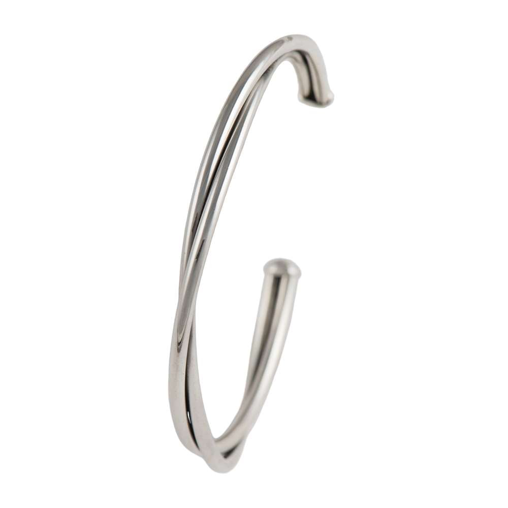 Intertwined Silver Cuff