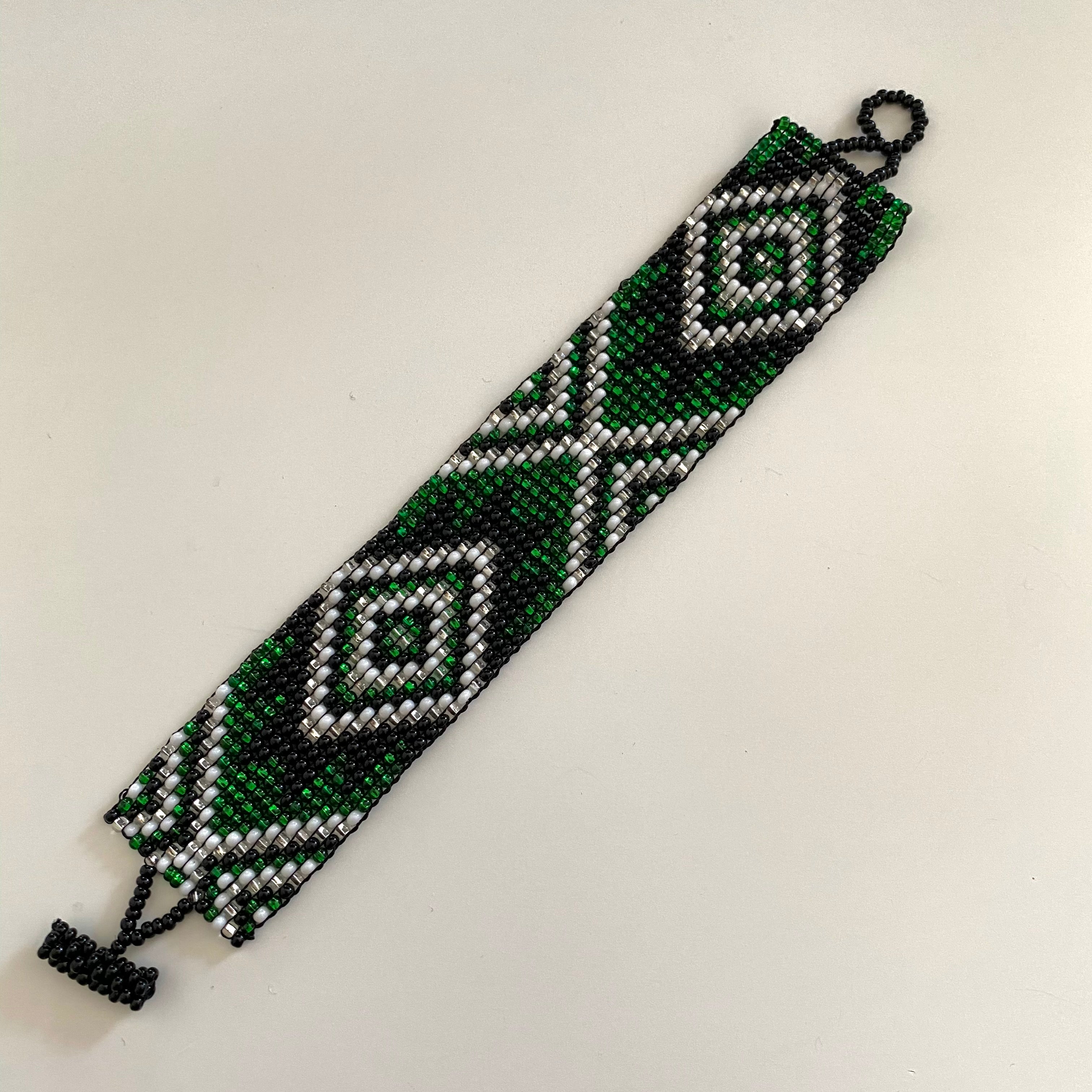 Mayan Glass Bead Bracelet - Medium