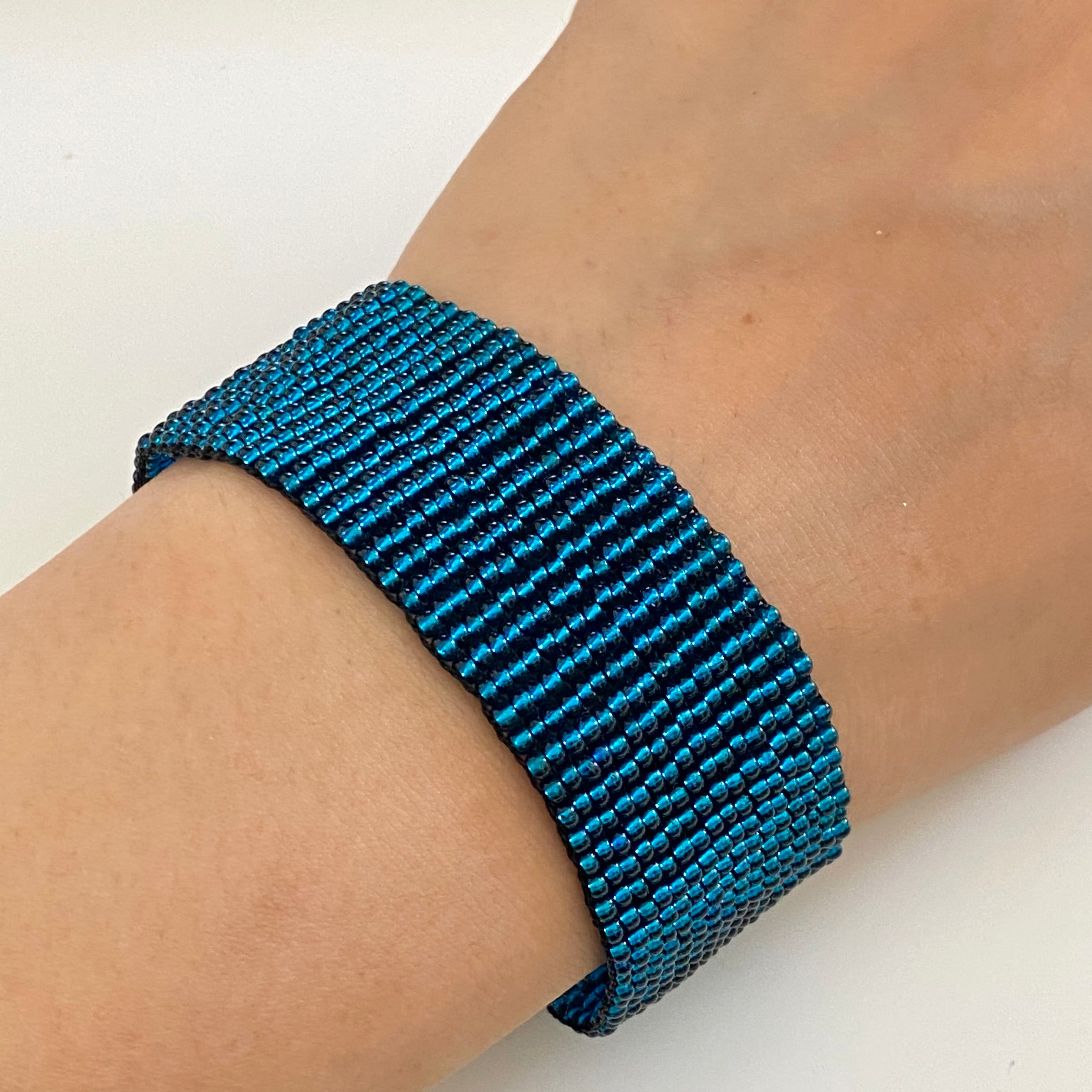 Mayan Glass Bead Bracelet - Medium