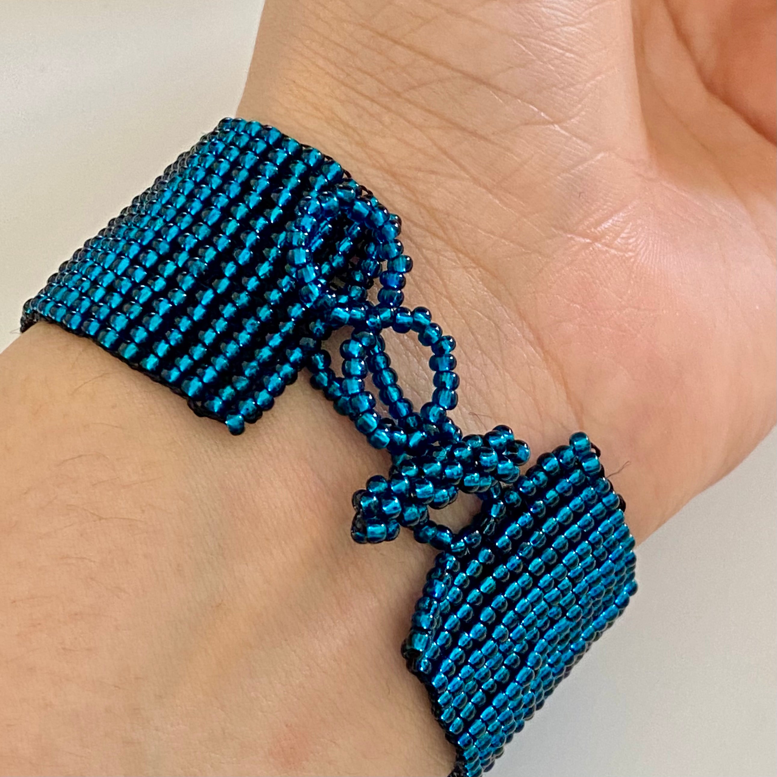 Mayan Glass Bead Bracelet - Medium