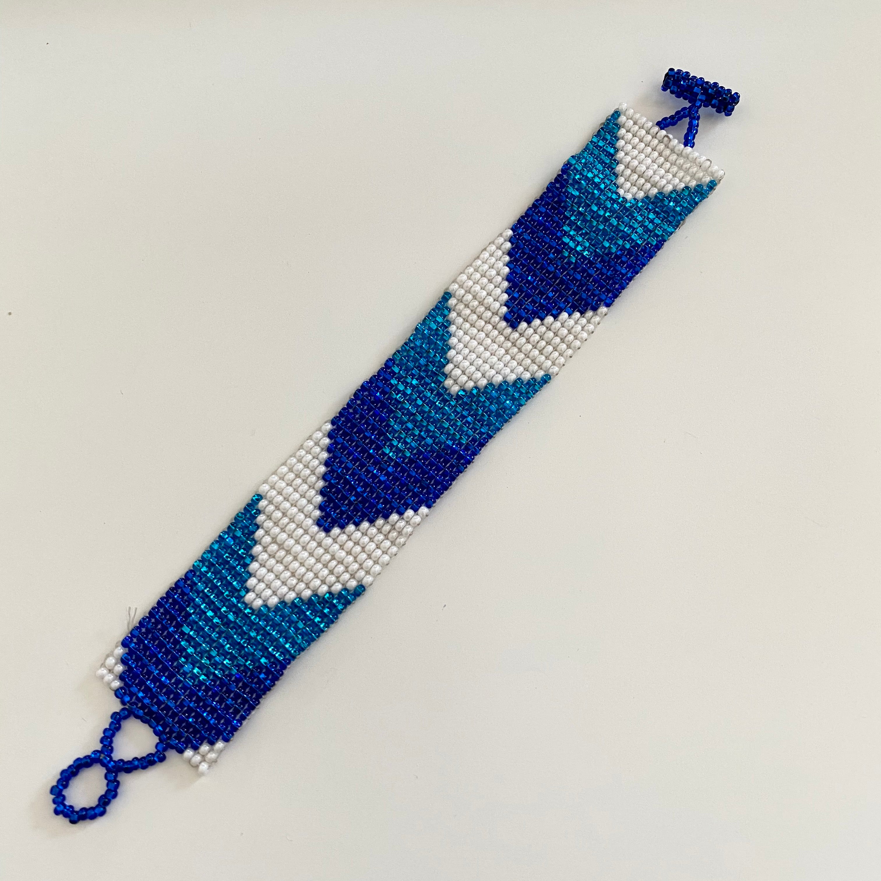 Mayan Glass Bead Bracelet - Medium