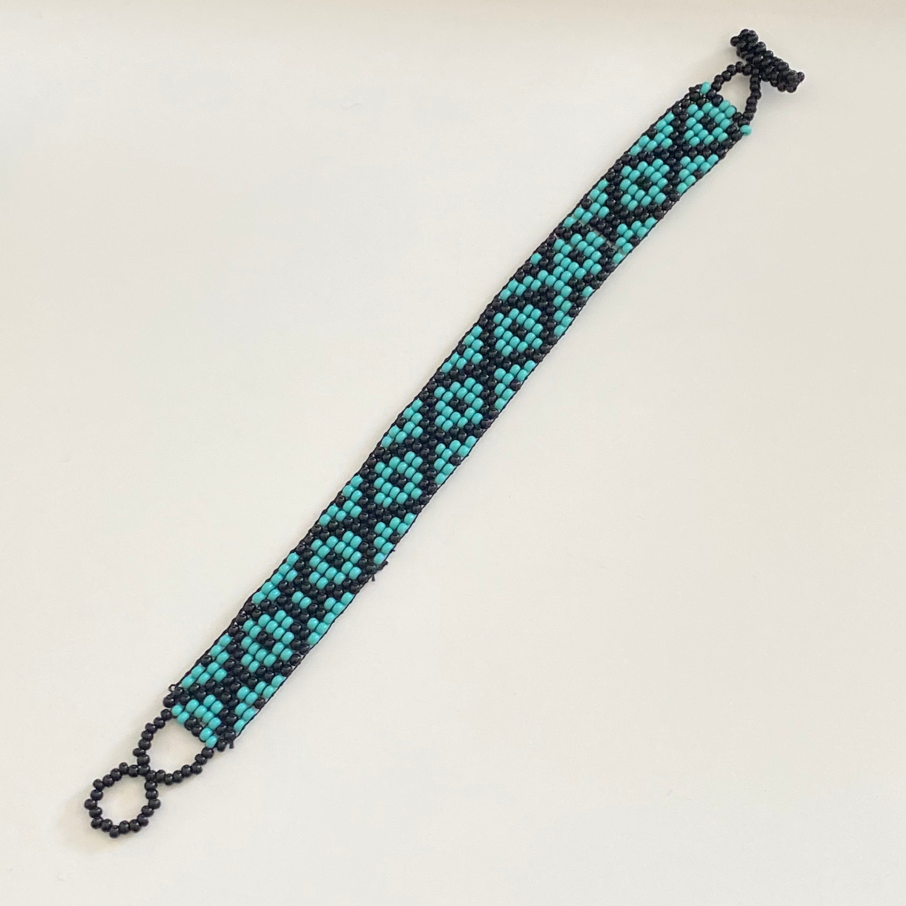 Mayan Glass Bead Bracelet - Small