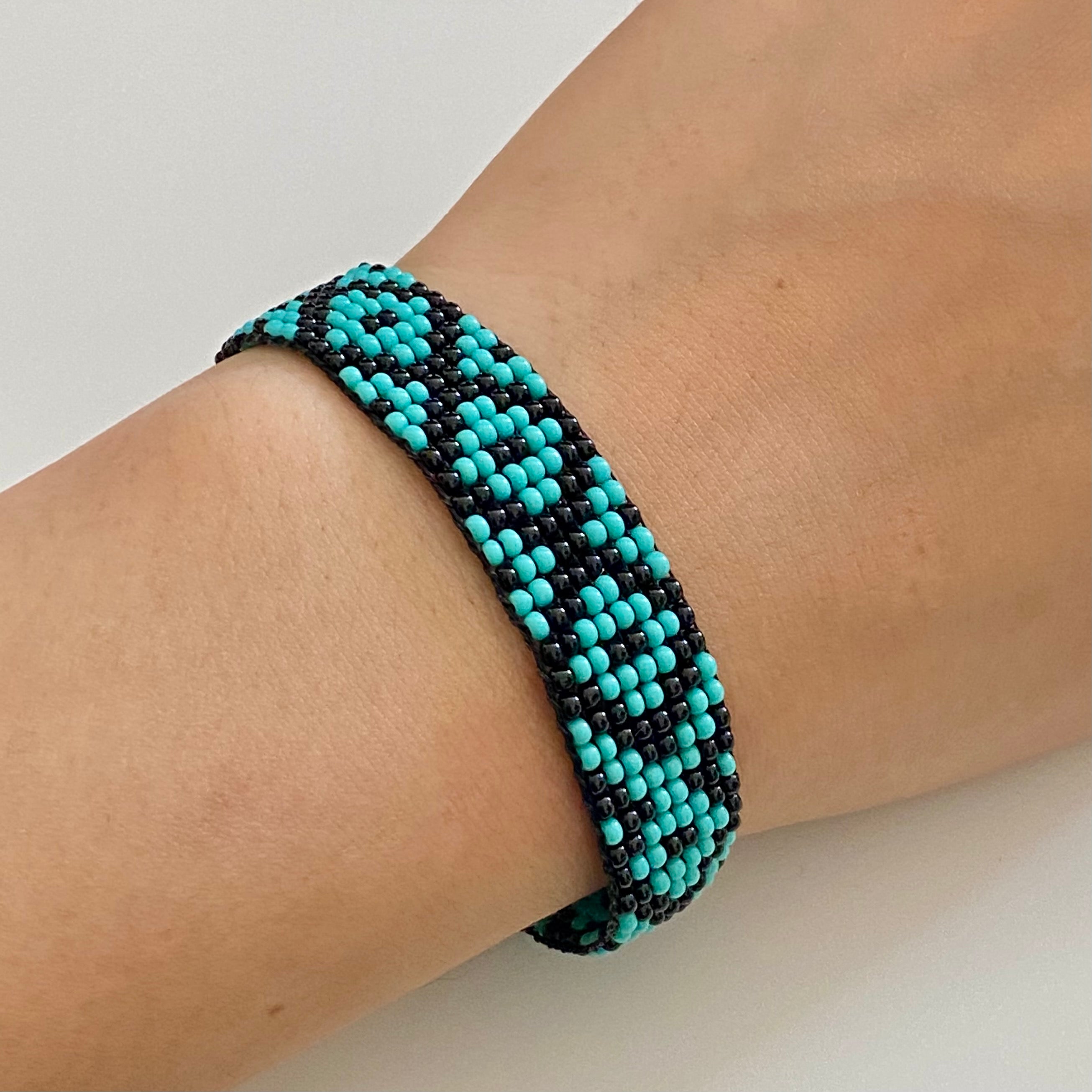 Mayan Glass Bead Bracelet - Small