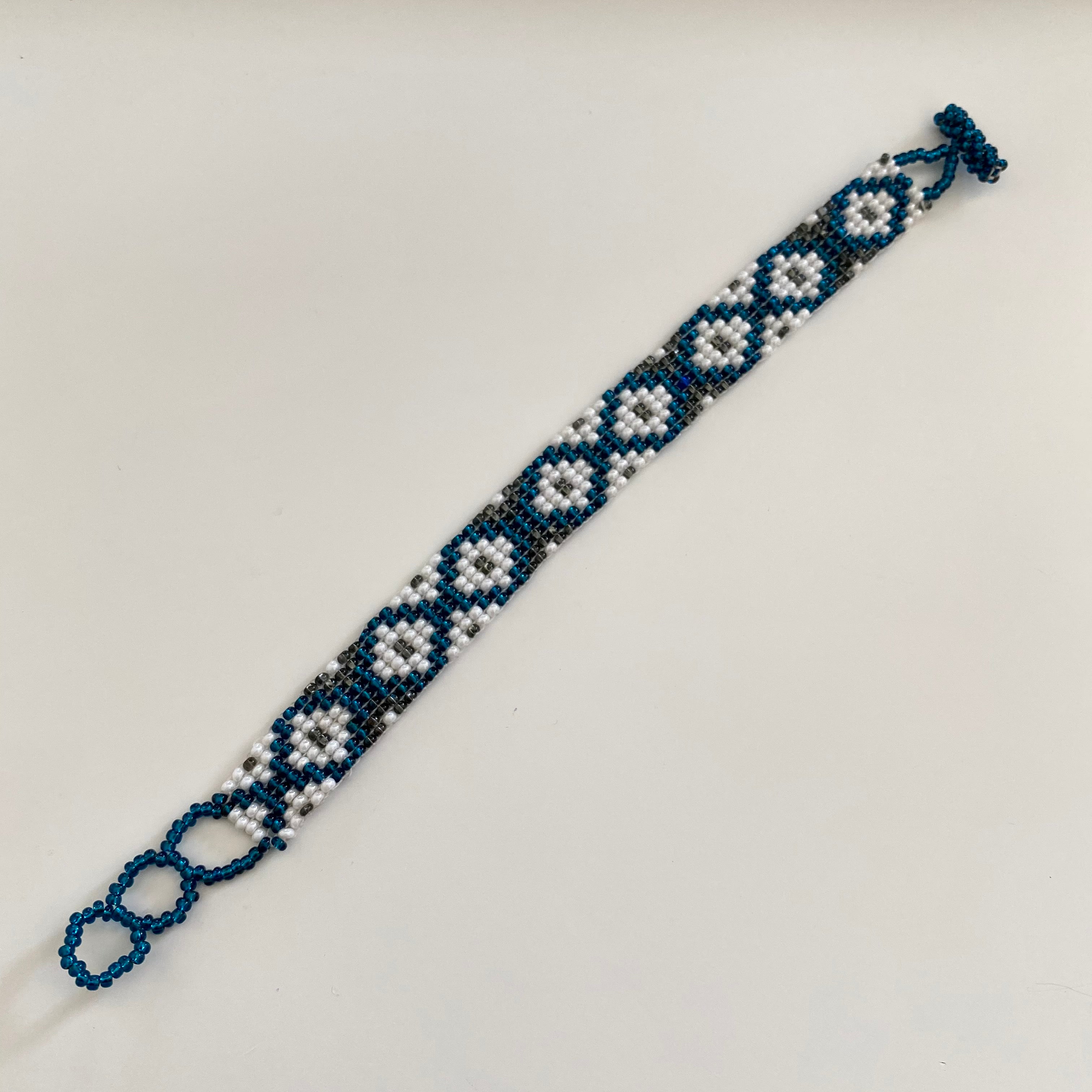 Mayan Glass Bead Bracelet - Small