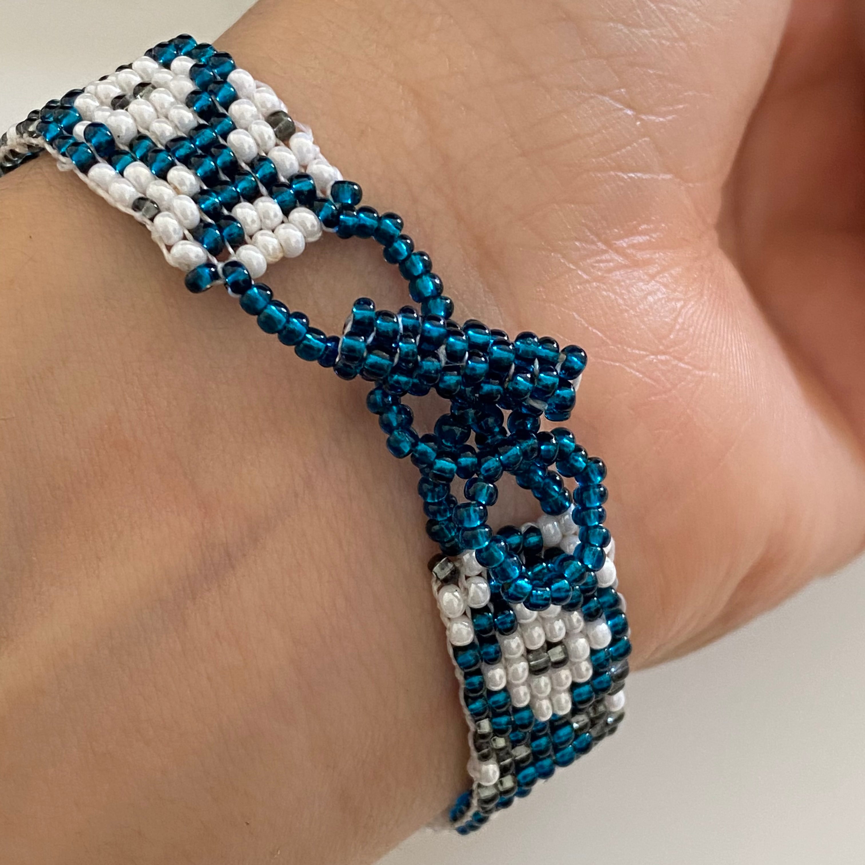 Glass Bracelet - Handmade Jewellery - Beach Art Glass