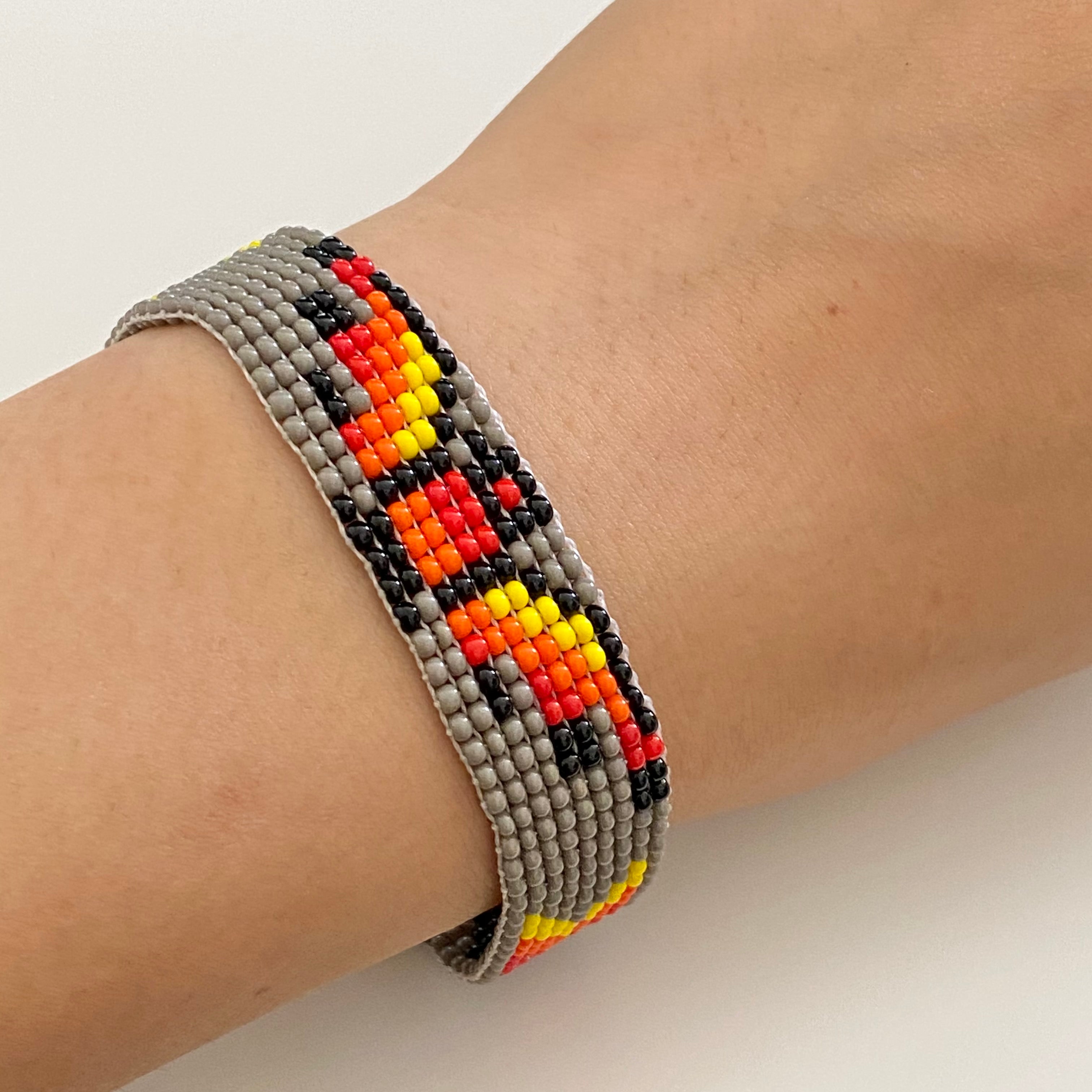 Mayan Glass Bead Bracelet - Small