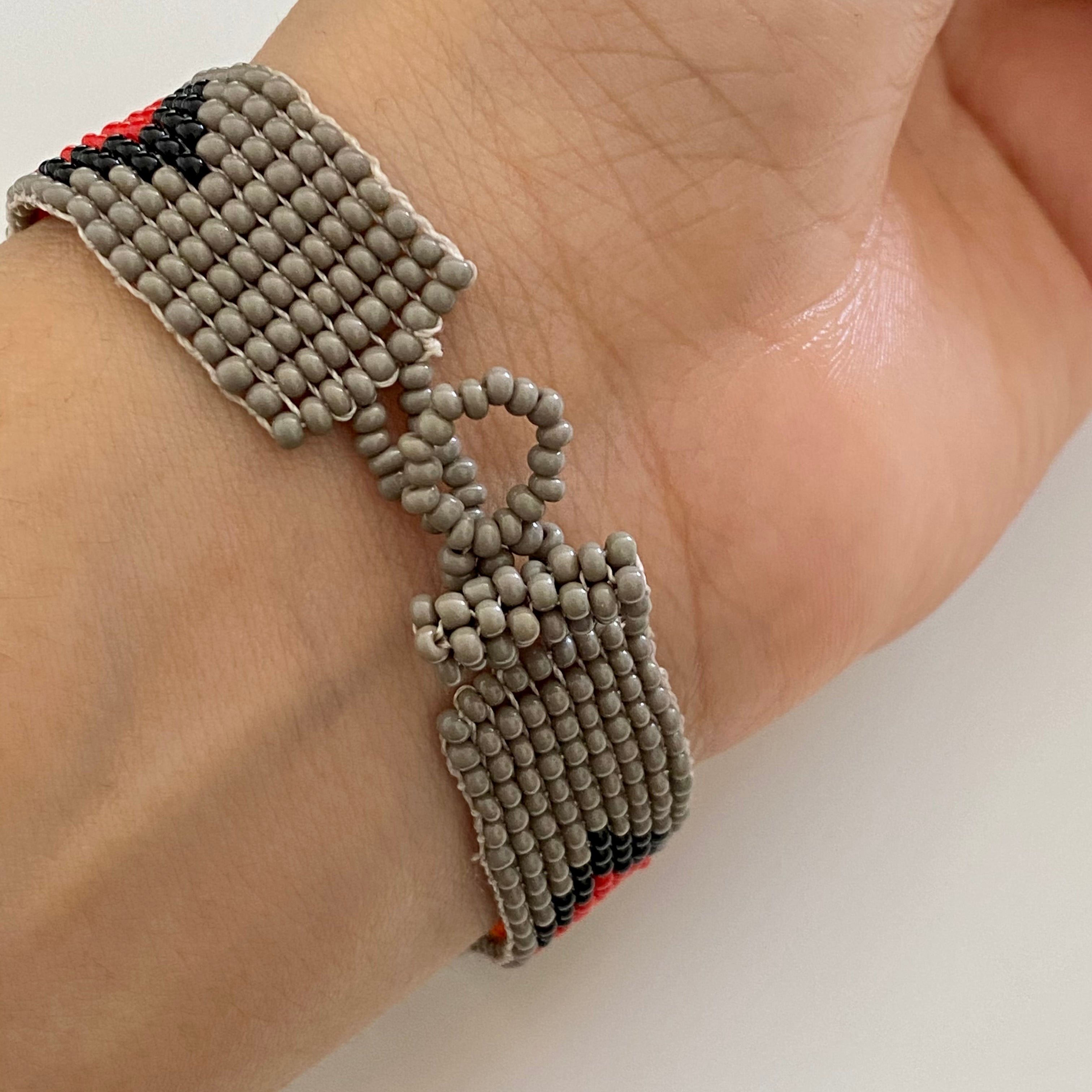 Mayan Glass Bead Bracelet - Small