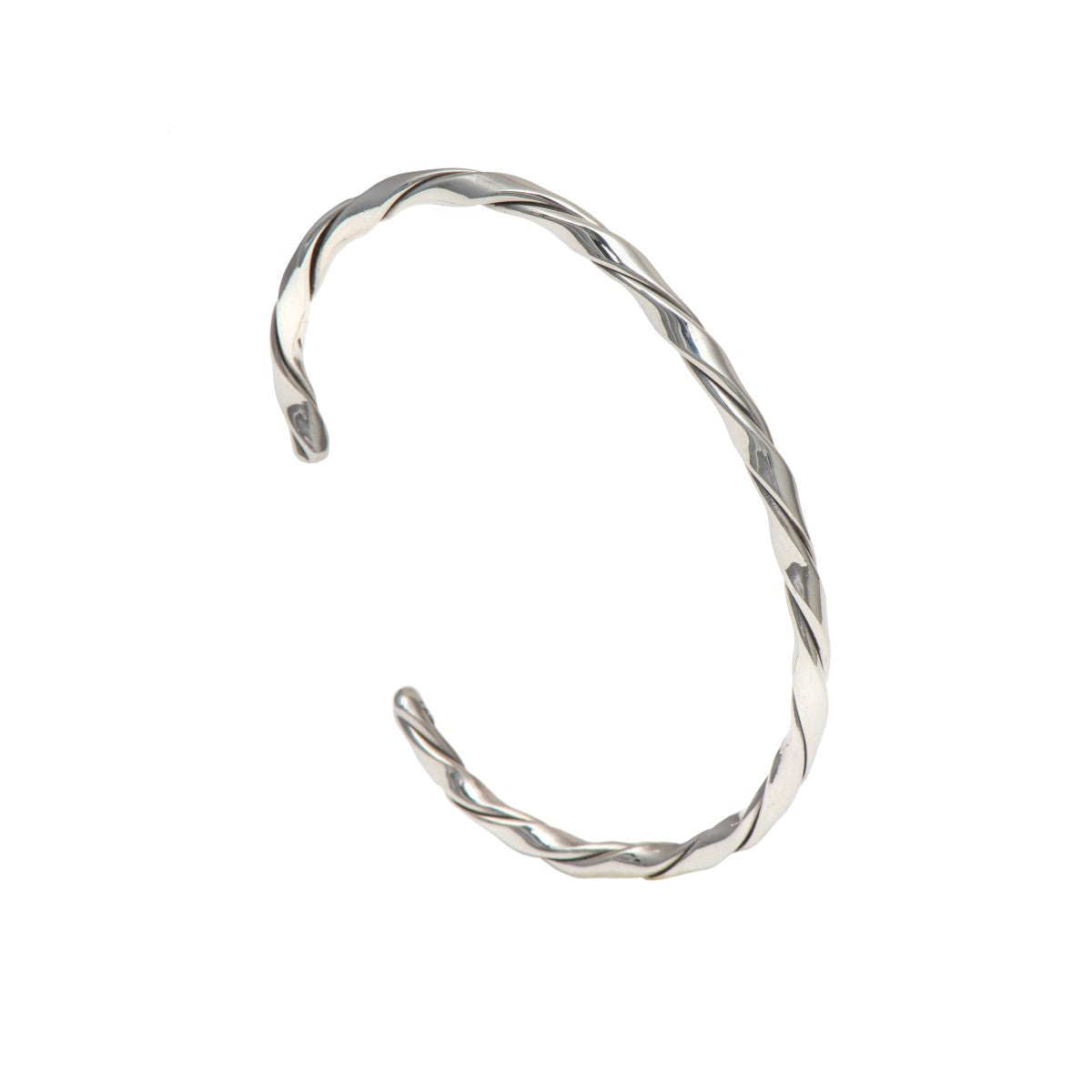 Sterling Silver Twisted Cuff