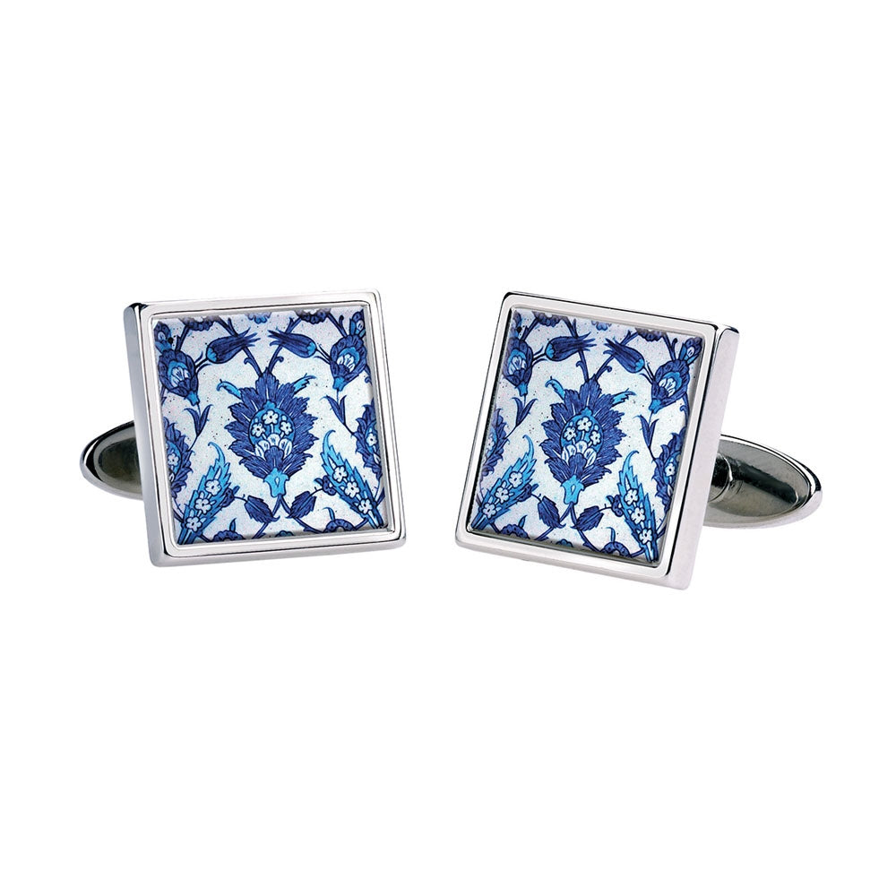 Cufflinks - Iznik Blue Tile
