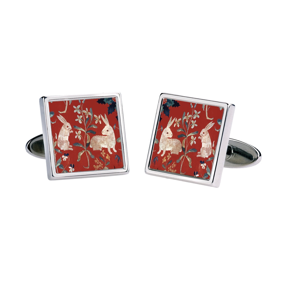 Cufflinks - Rabbits (Cluny Tapestry)