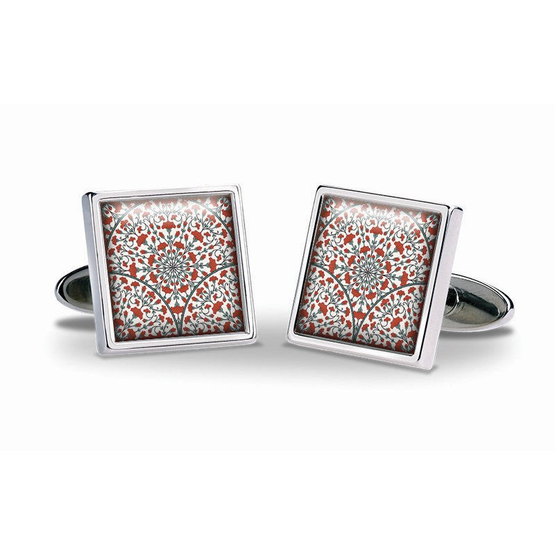 Cufflinks - Iznik Red Tile