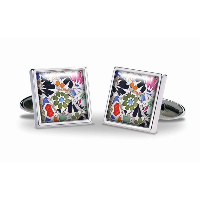 Cufflinks - Gaudi Mosaic