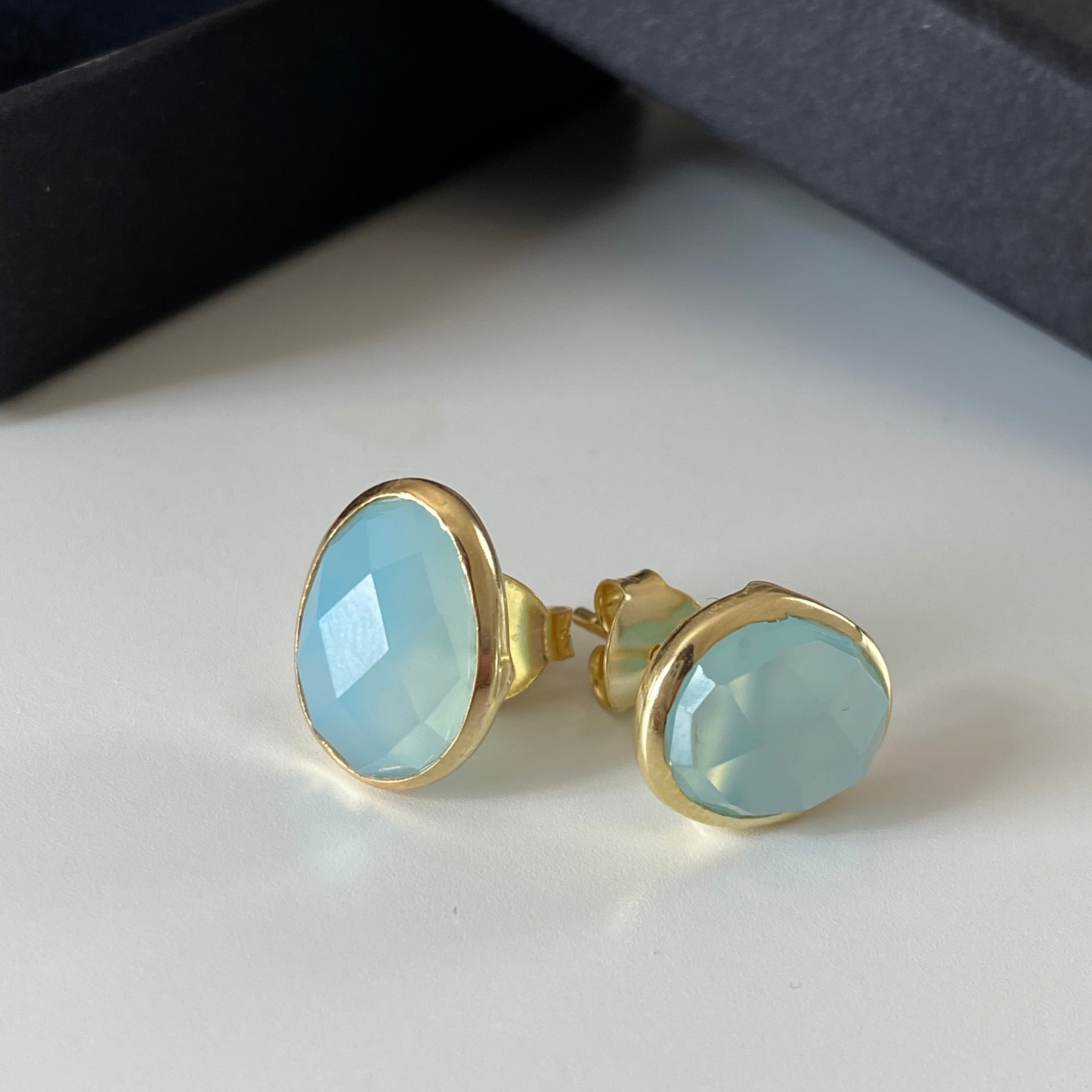 Semiprecious Stone Earrings - Studs