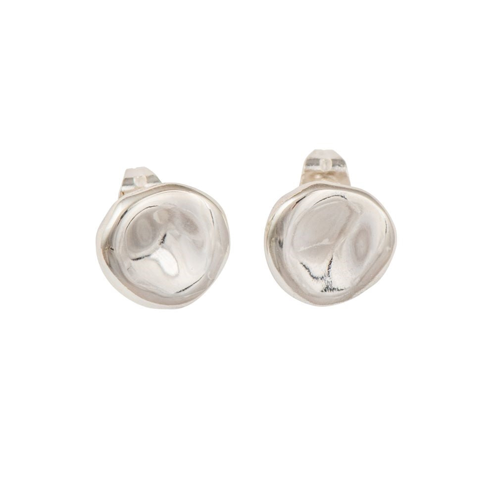 Round Organic Concave Shaped Studs