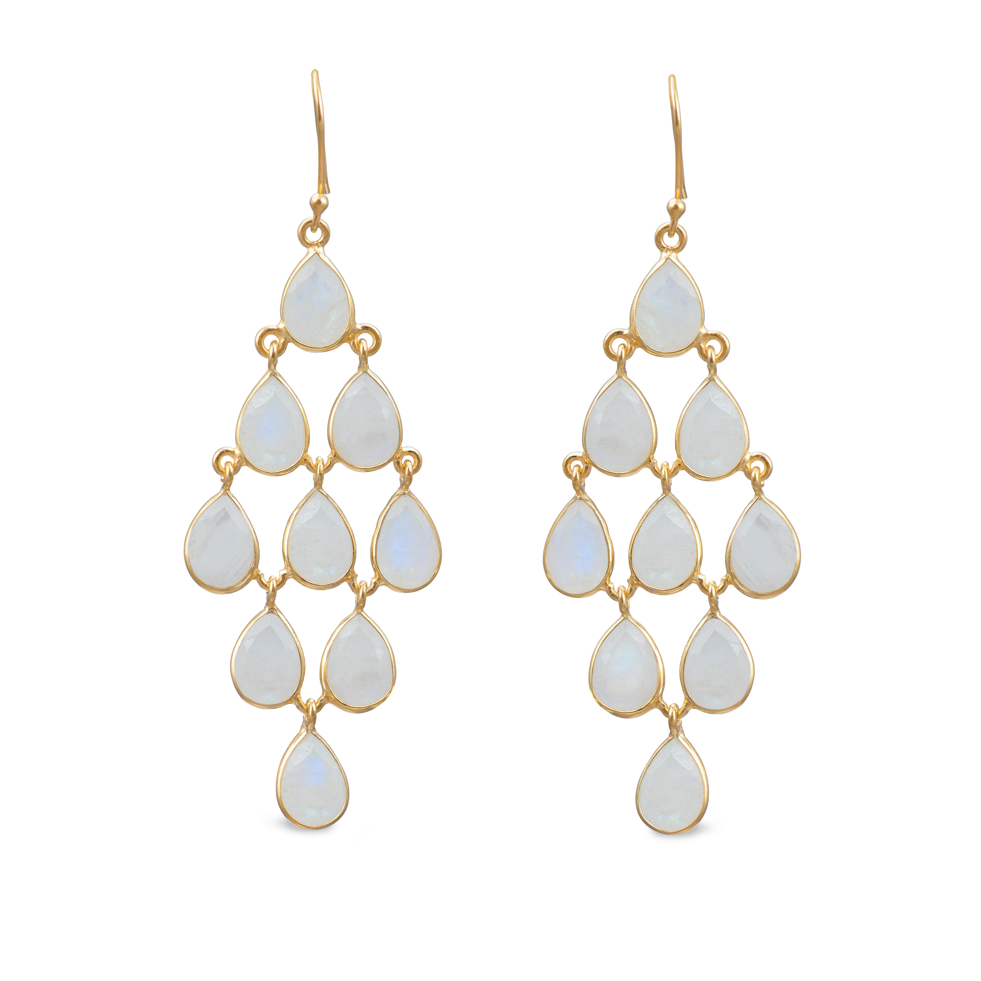 Silver chandelier deals earrings