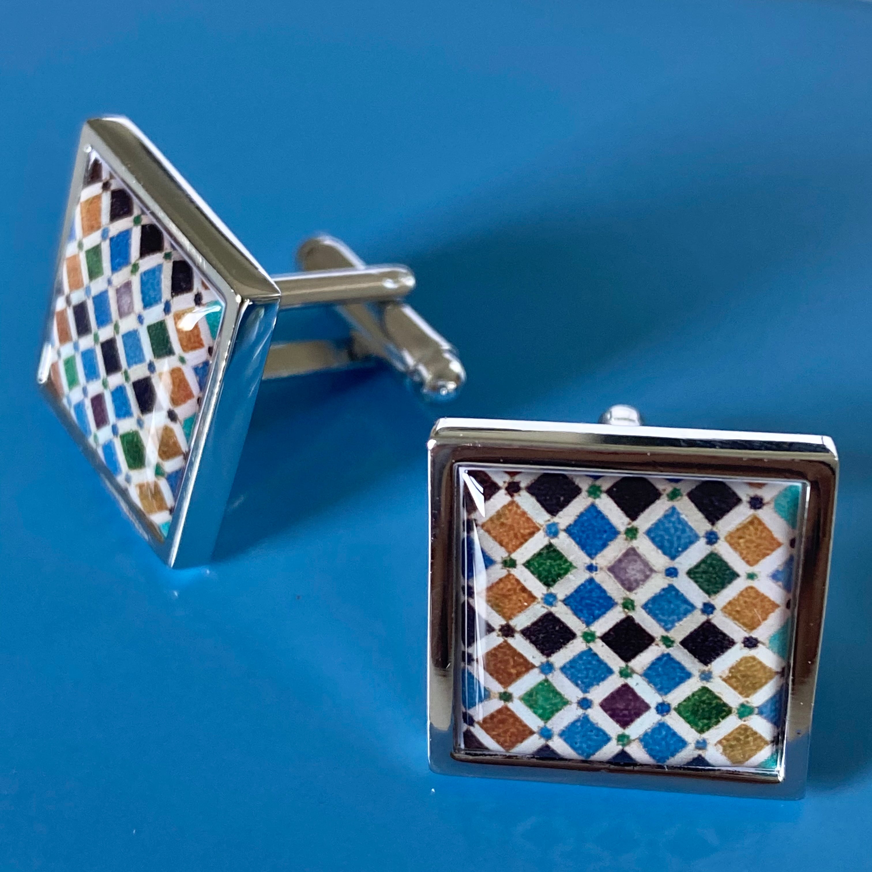 Cufflinks - Alhambra Tiles
