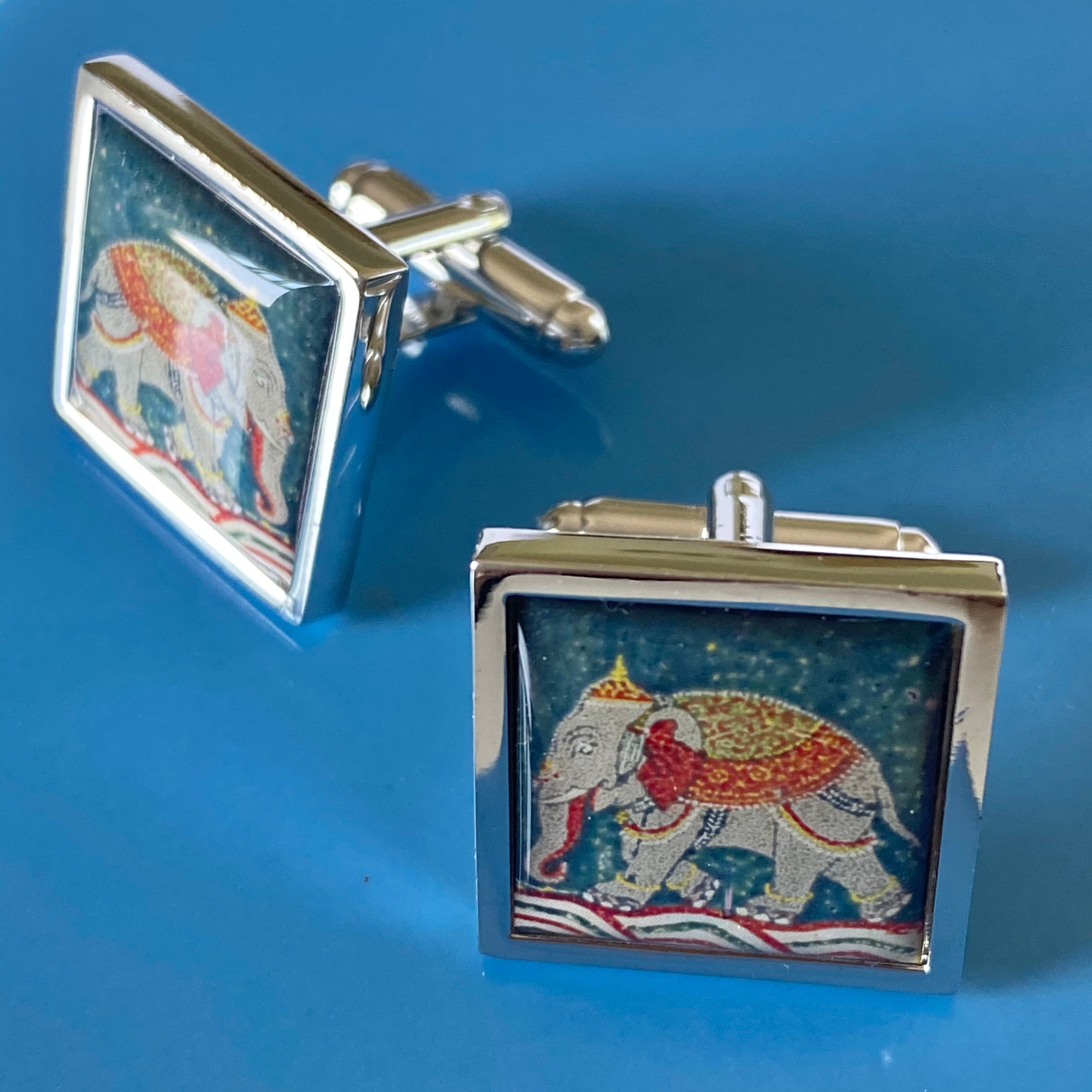 Cufflinks - Mughal Elephant