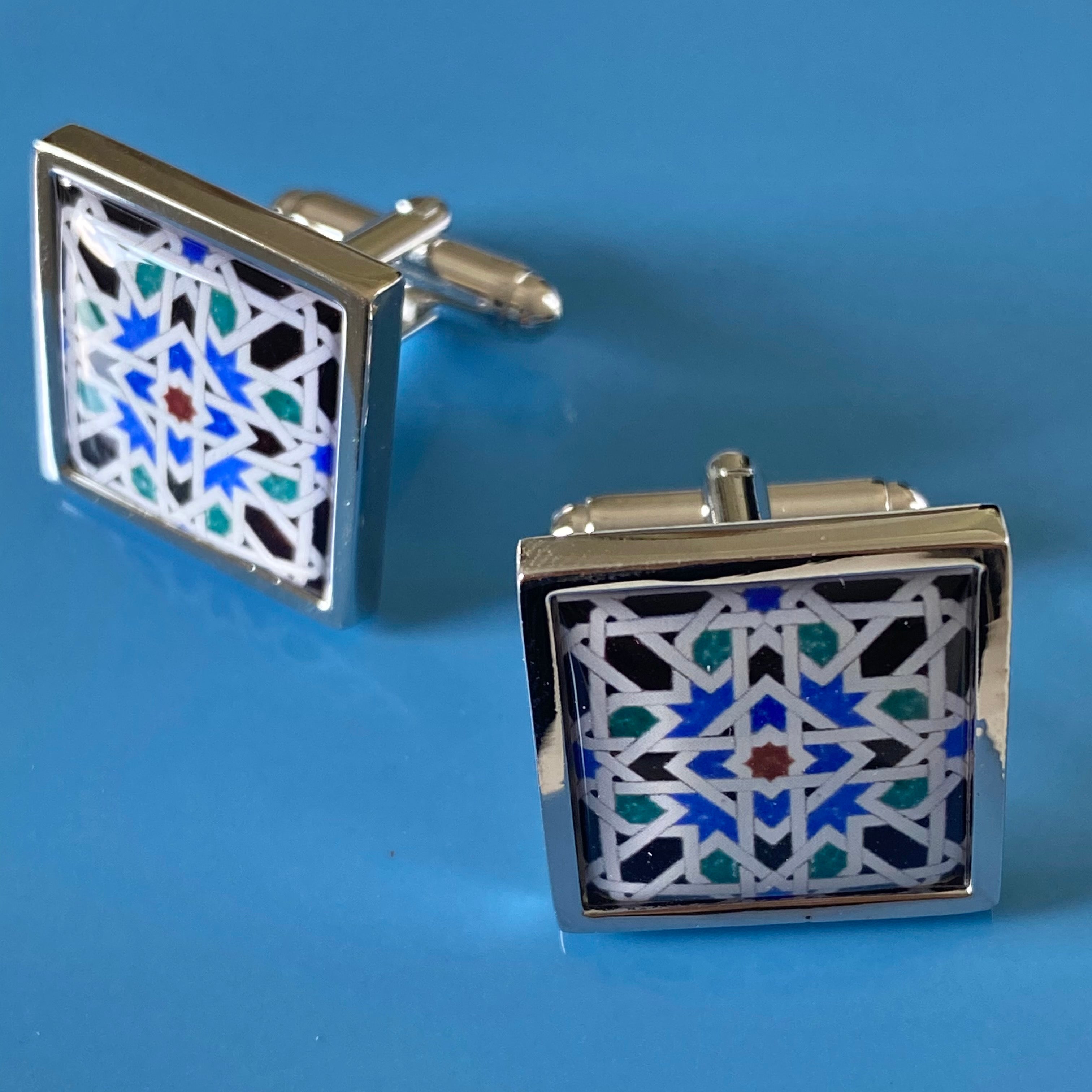 Cufflinks - Alhambra Geometric