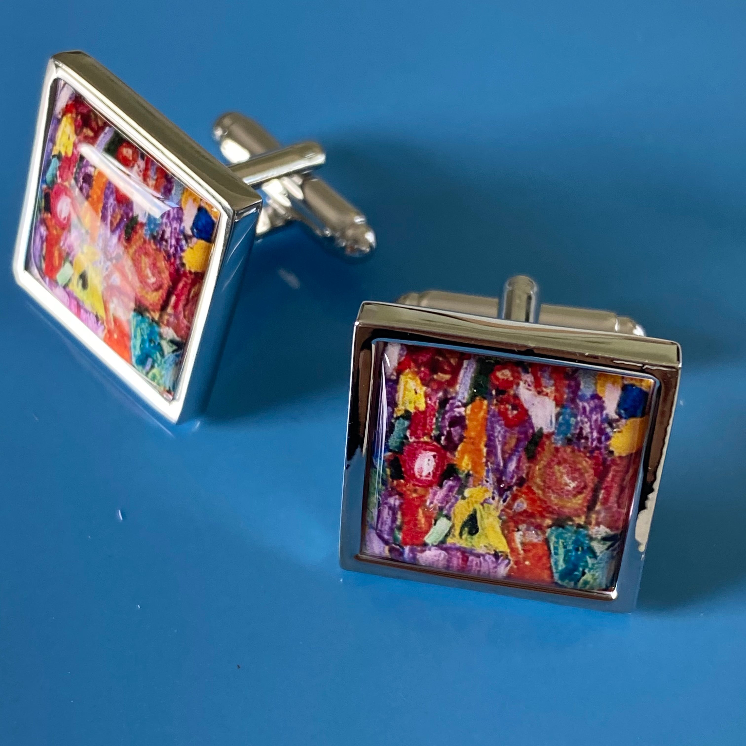 Cufflinks - Klimt Multicoloured