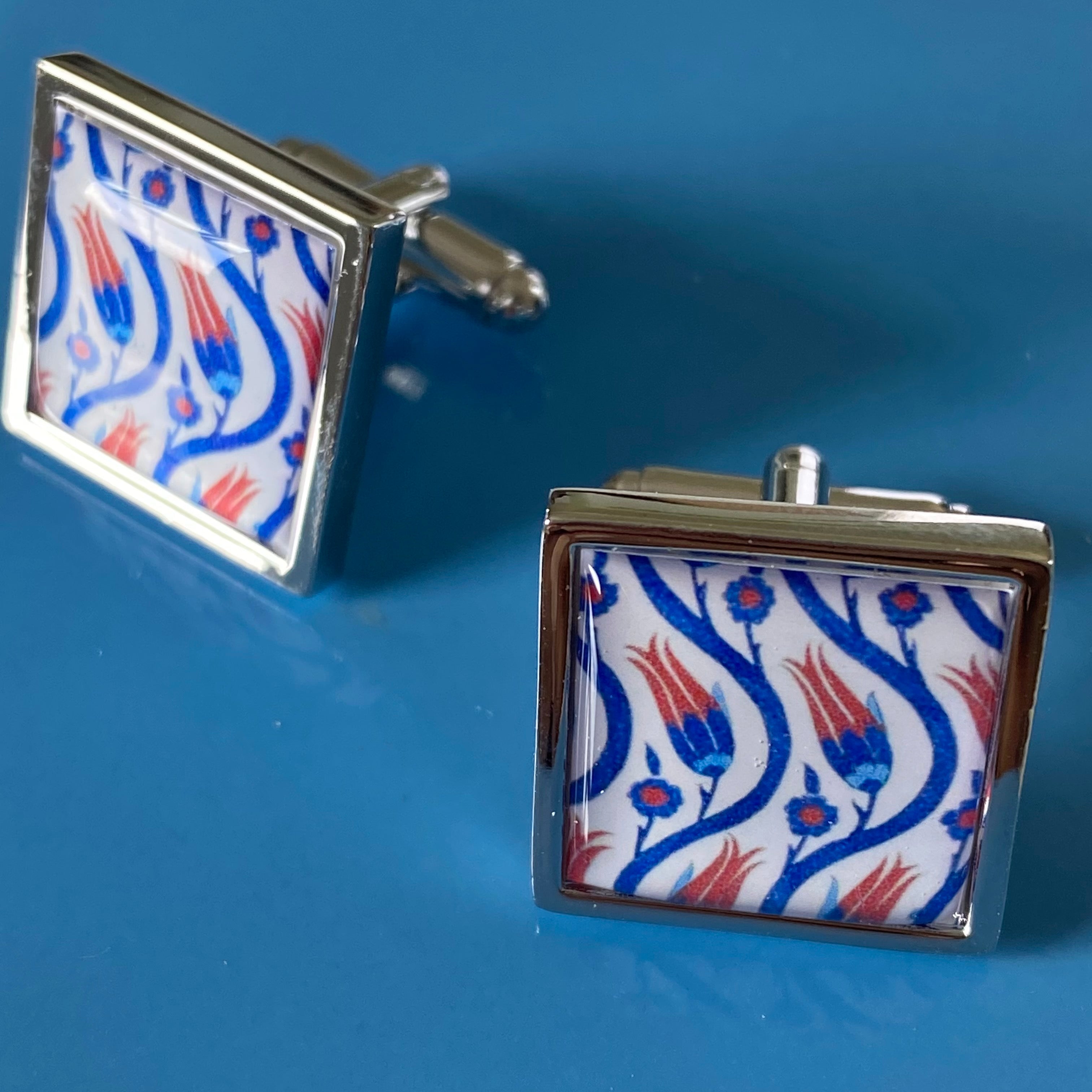 Cufflinks - Iznik Tulip