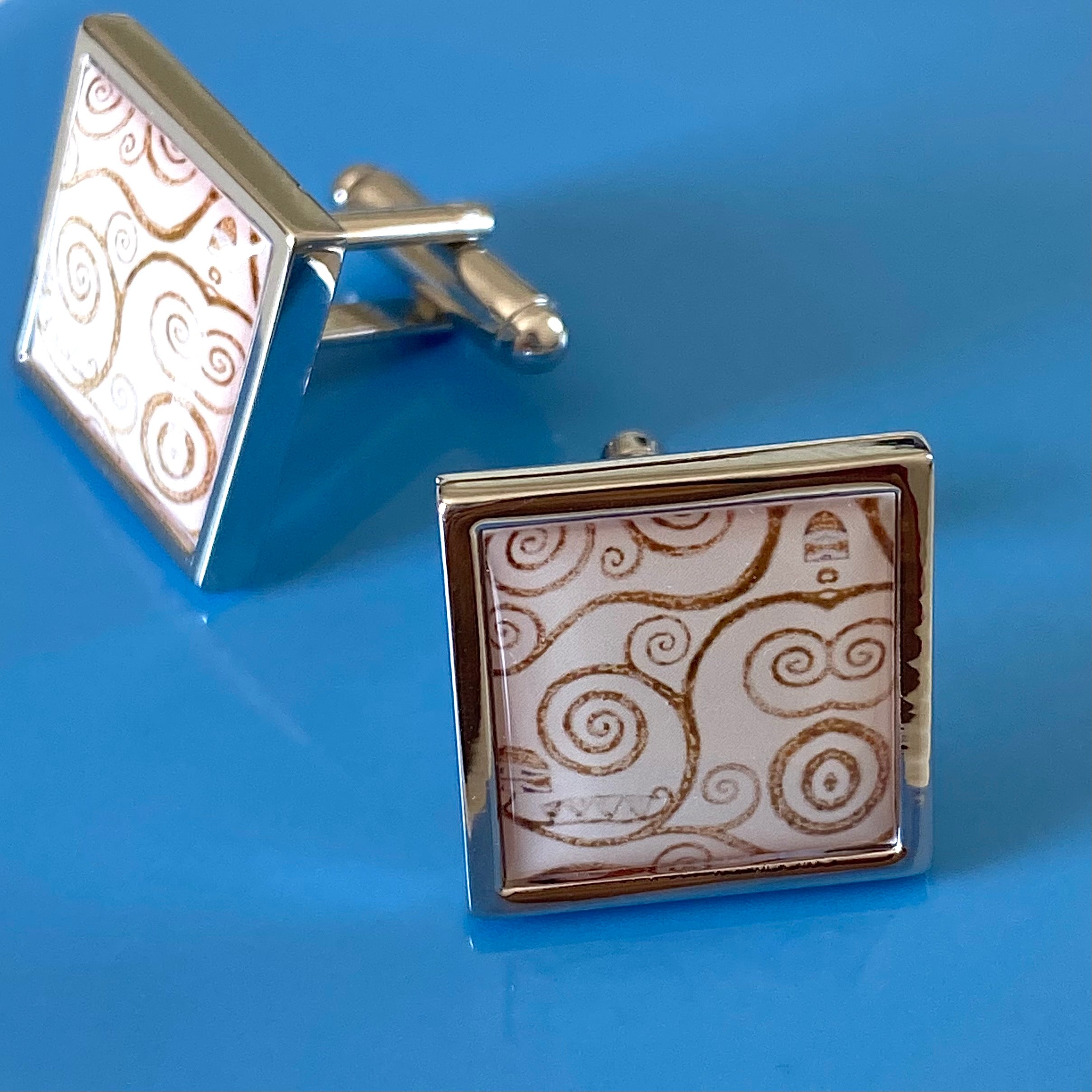 Cufflinks - Klimt Tree of Life