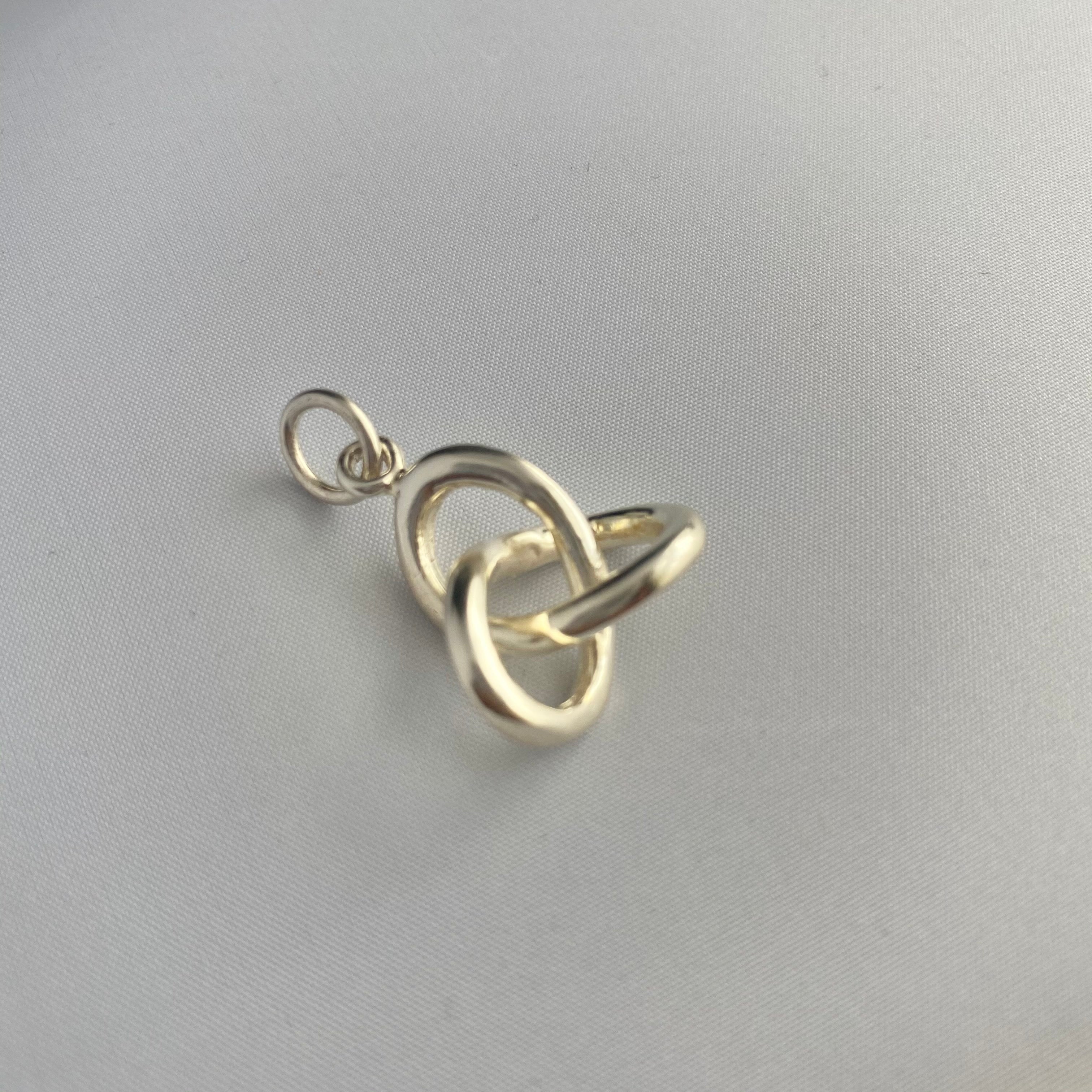 Sterling Silver Infinity Pendant Necklace