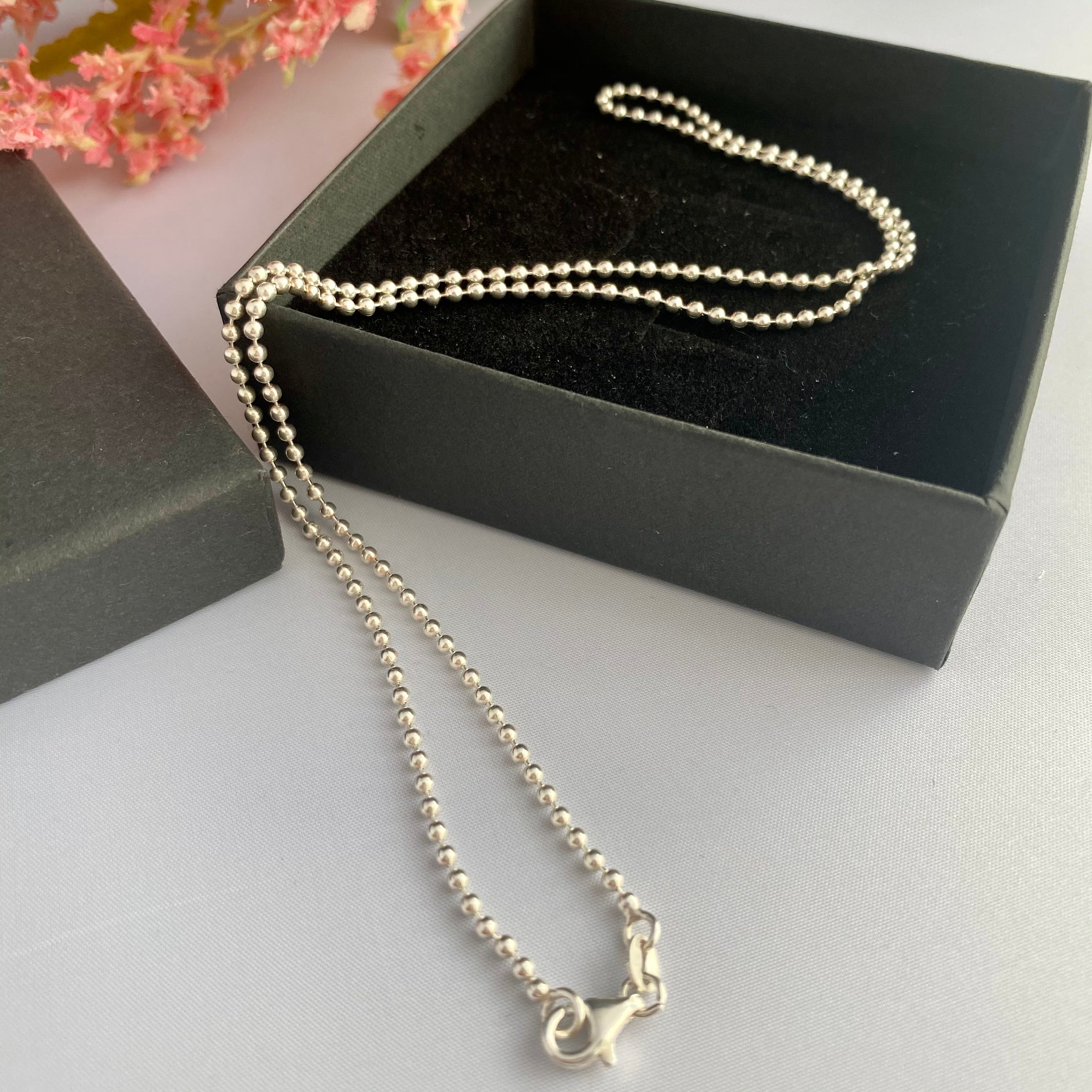 20" Sterling Silver Ball Chain