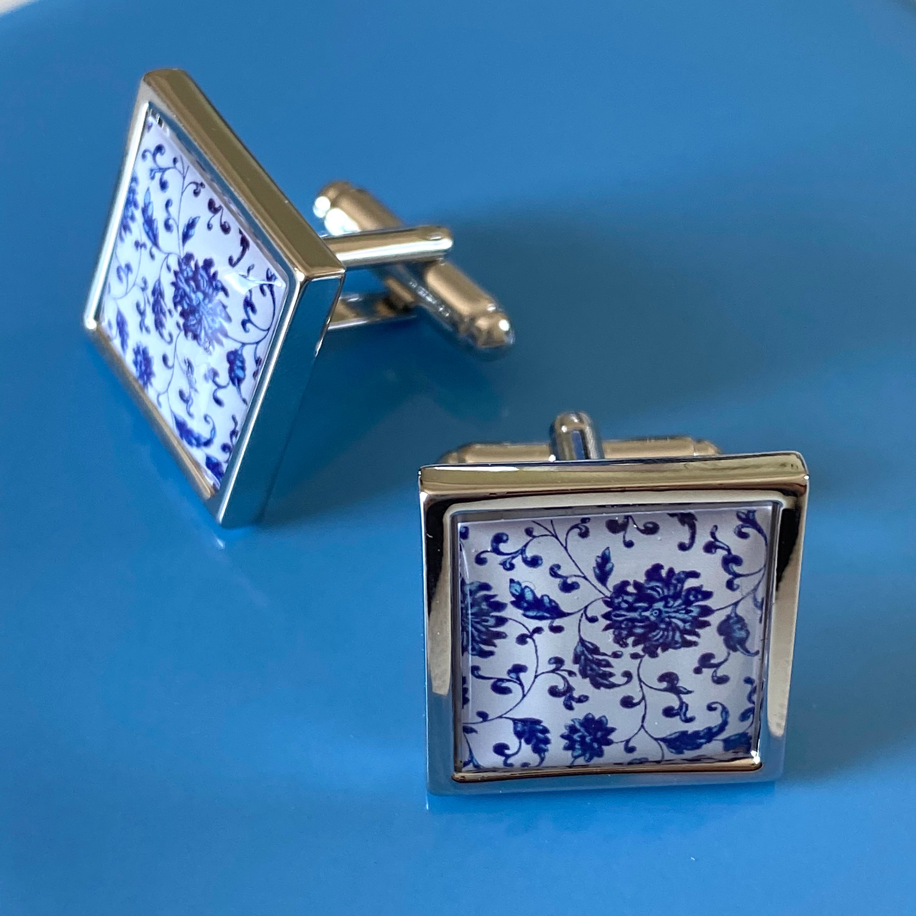 Cufflinks - Chinese Flower