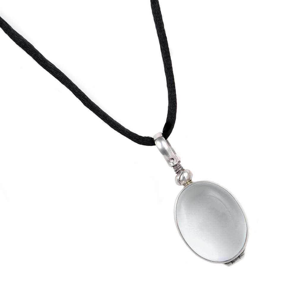 Oval Silver Locket - Small